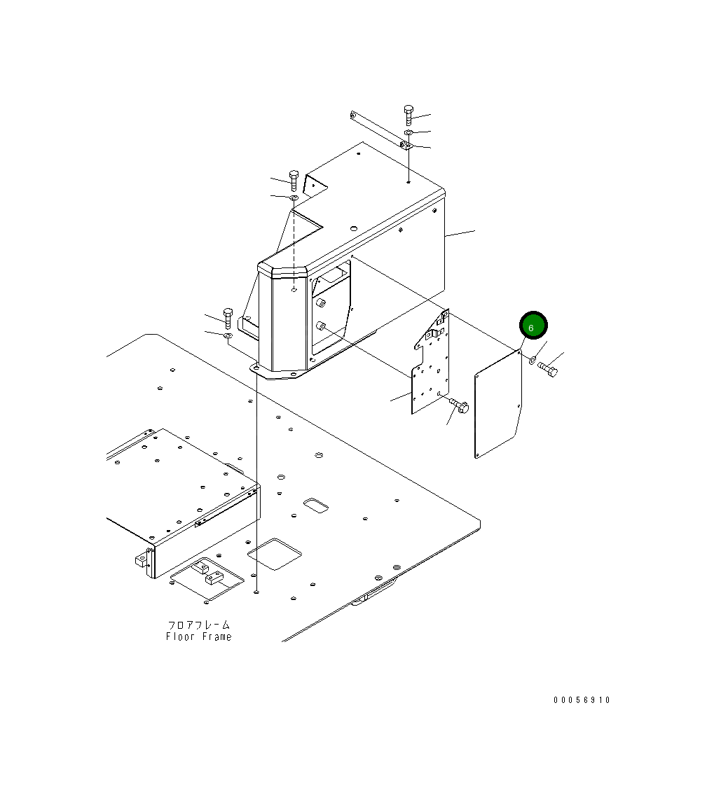 Крышка 427-54-26280 Komatsu