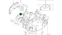 Крышка 21W-46-38341 Komatsu