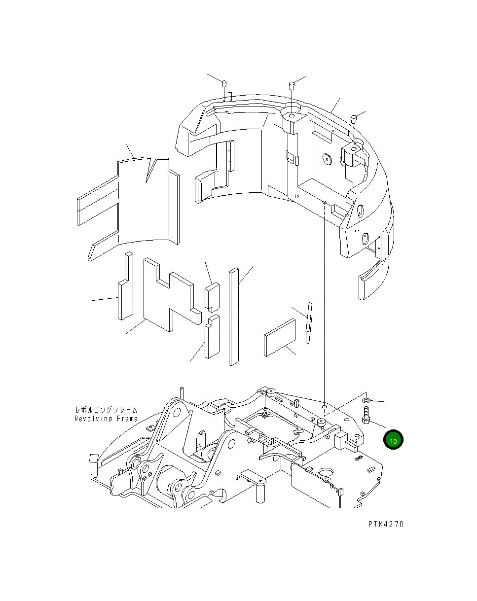Болт 01011-83030 Komatsu