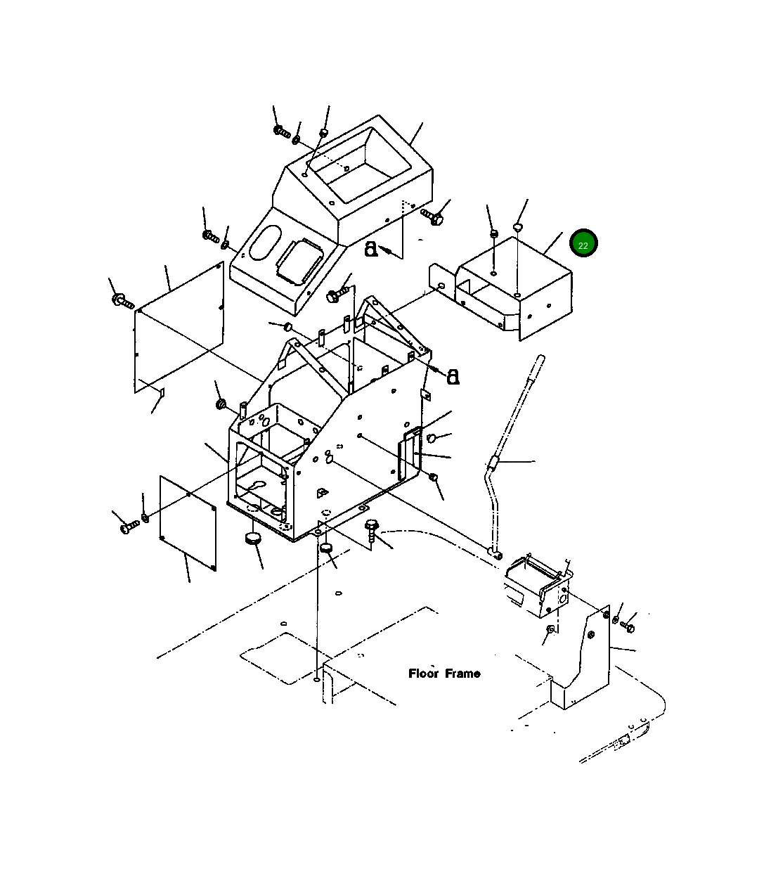 Крышка 418-951-2140 Komatsu