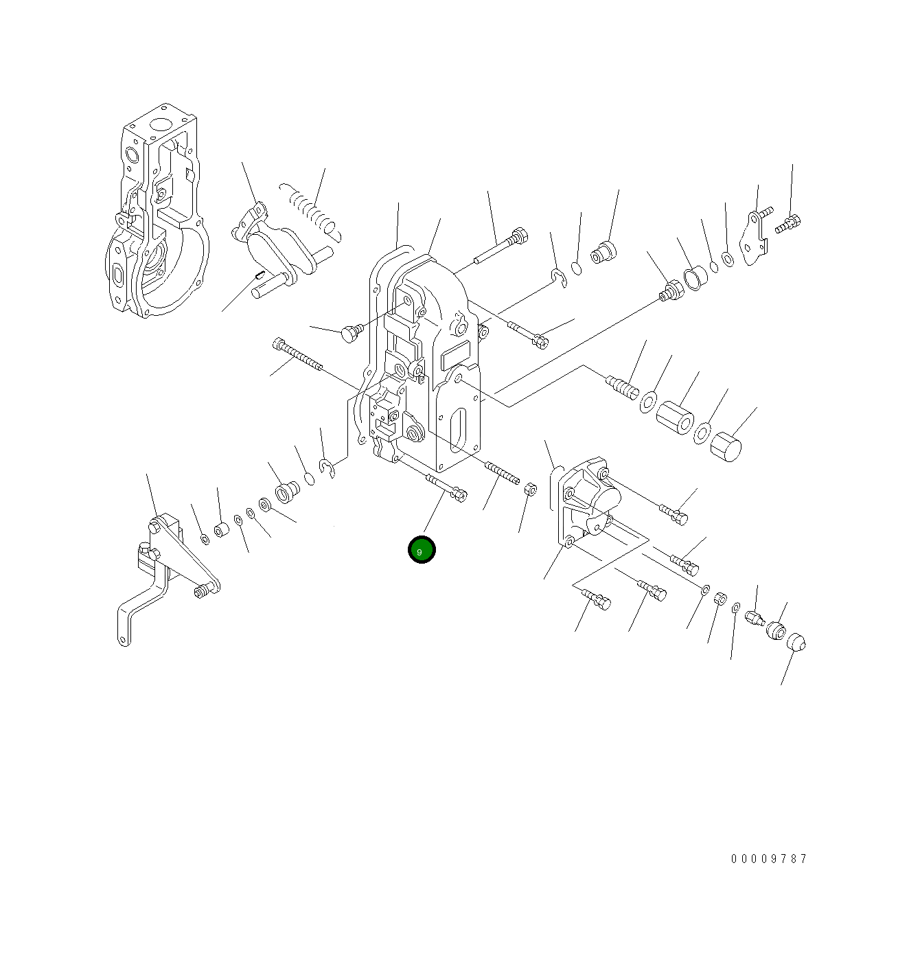 Болт DK020106-38 Komatsu