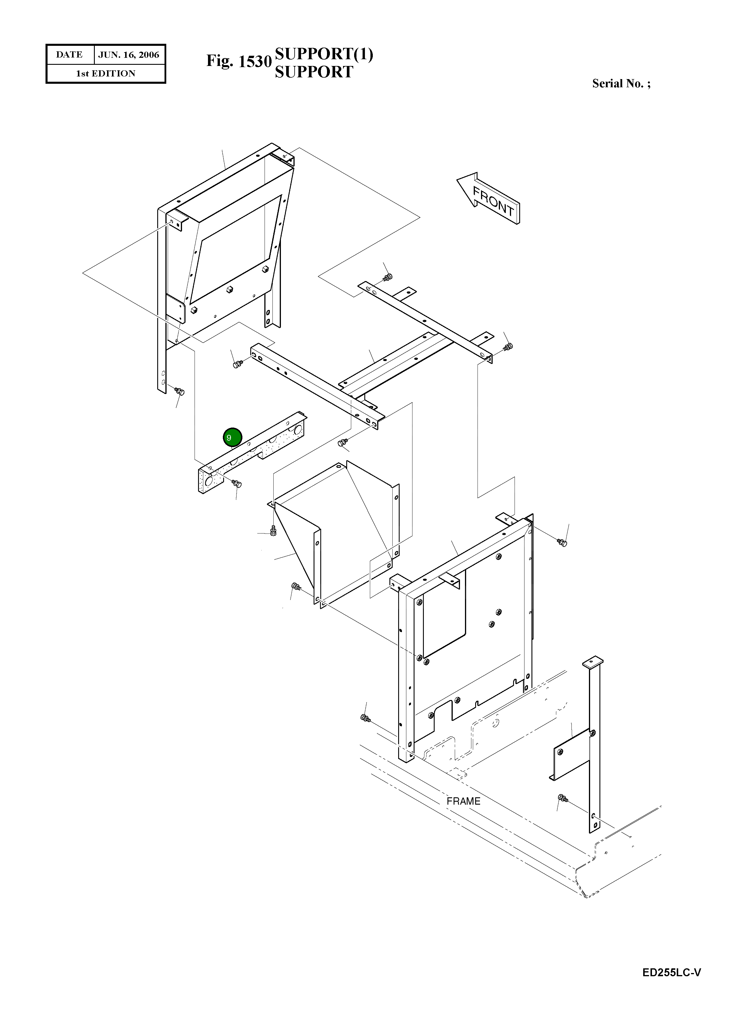 Крышка 621-01587B Komatsu