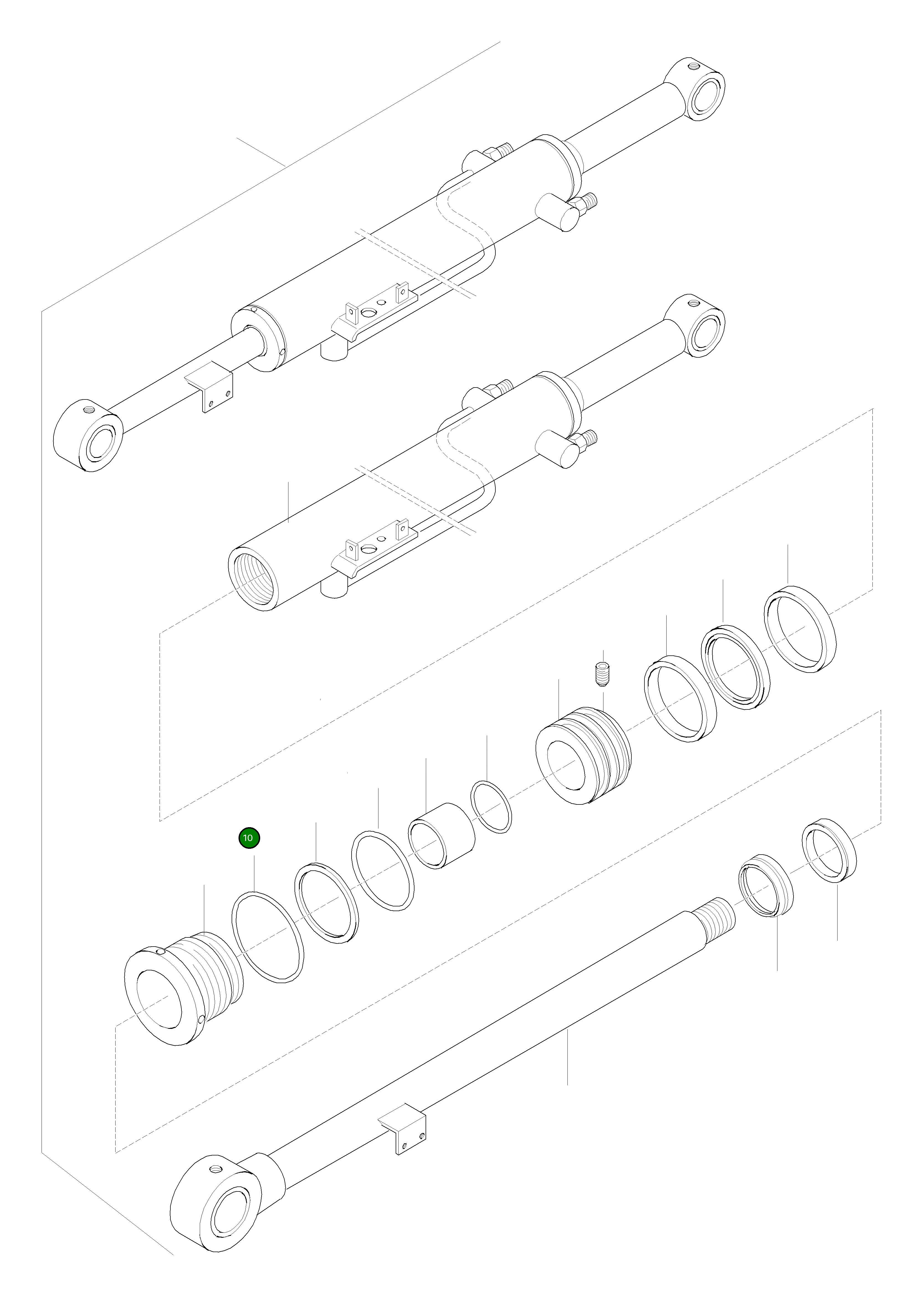 Кольцо уплотнительное (O-Ring) 42Y-63-H0P45 Komatsu