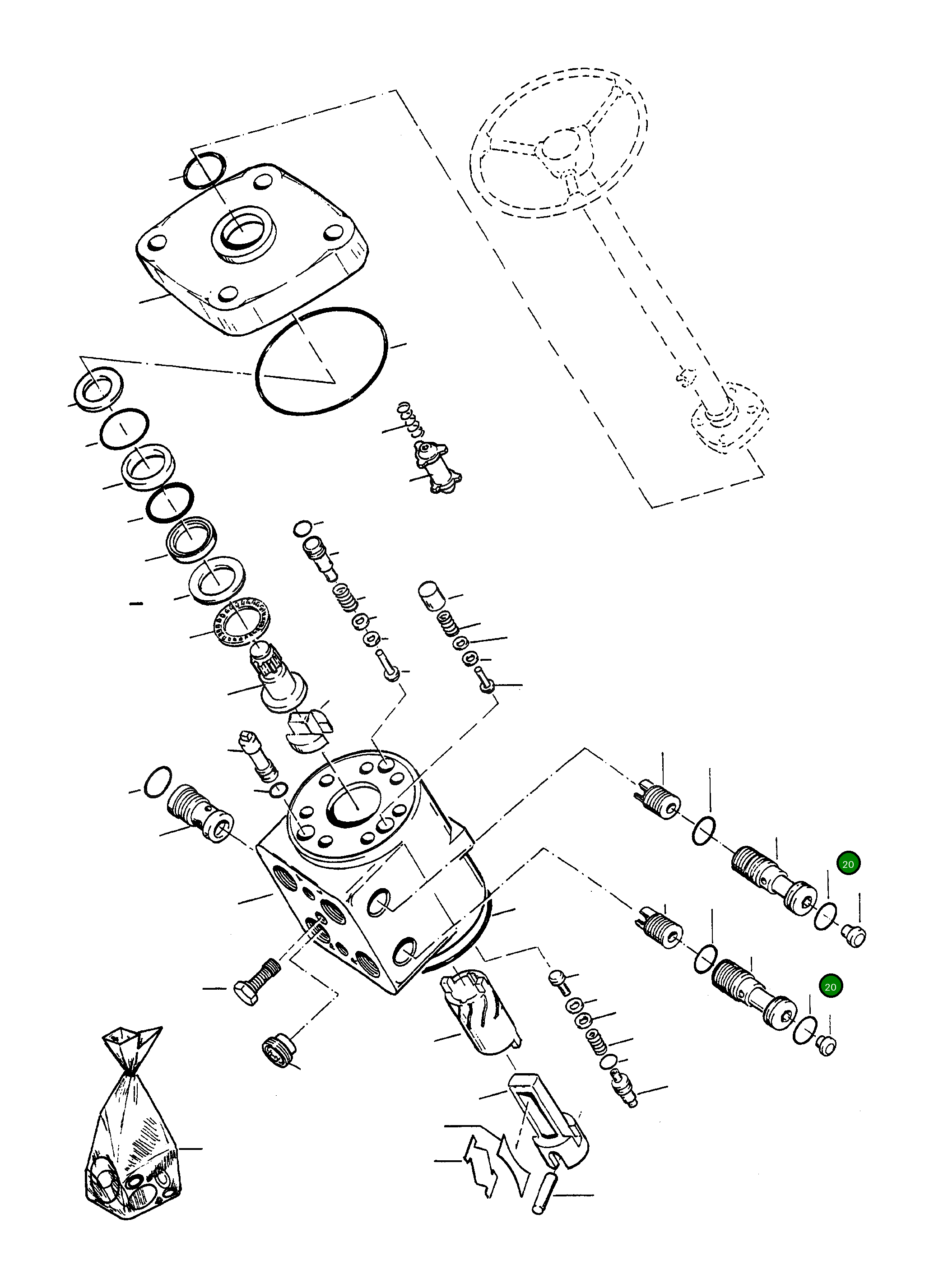 Кольцо уплотнительное (O-Ring) 3232126M1 Komatsu
