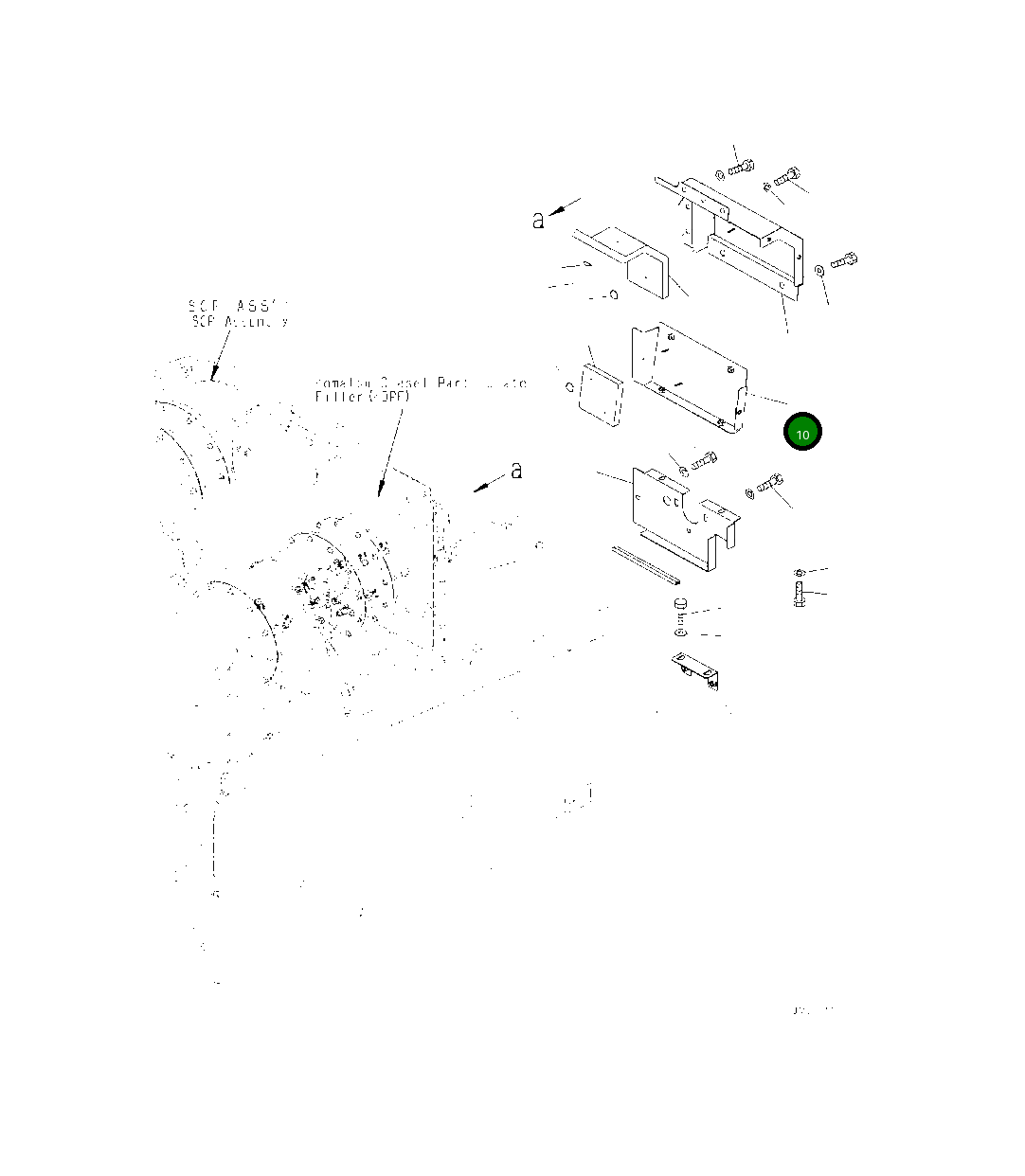 Крышка 425-54-51641  Komatsu