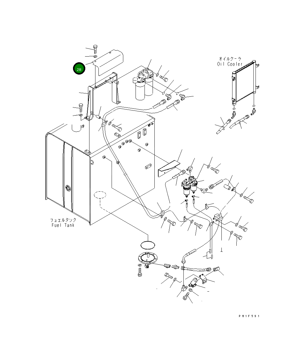 Крышка 21M-04-15420 Komatsu