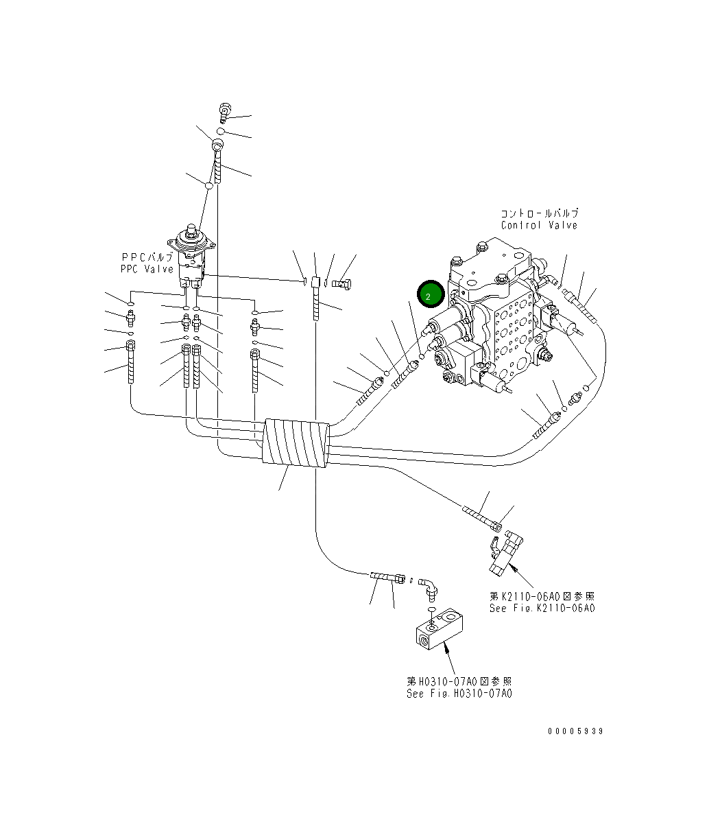 Кольцо уплотнительное (O-Ring) 20U-62-22190 Komatsu