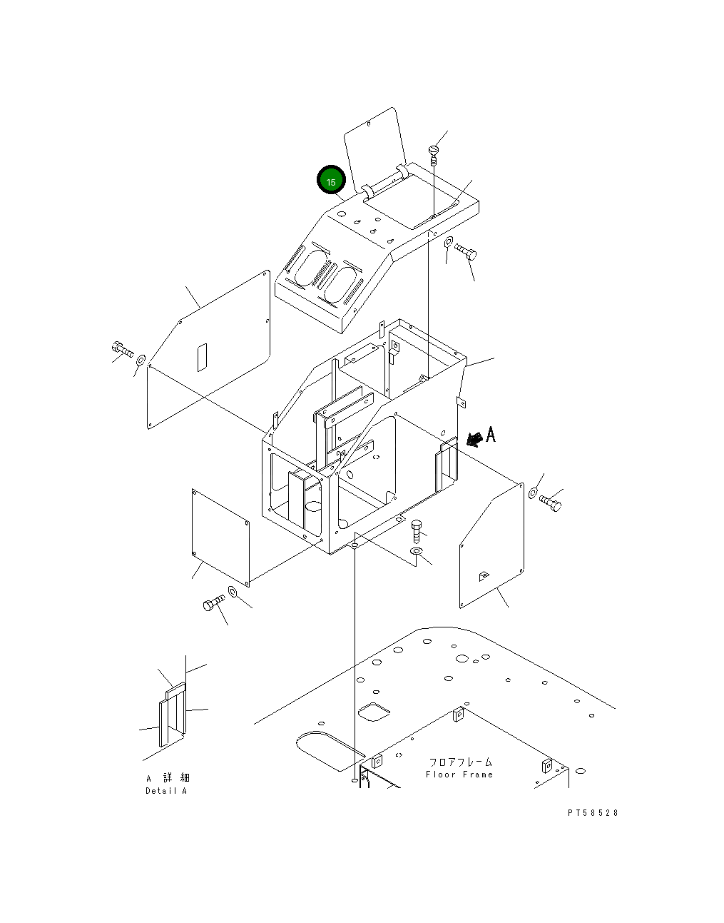 Крышка 273-43-67222 Komatsu