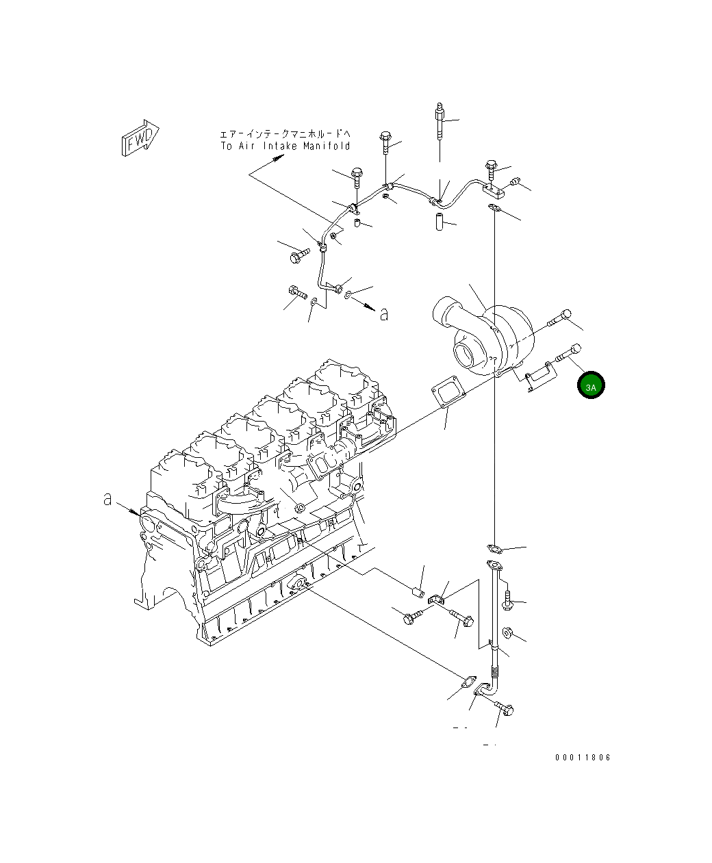 Болт 6217-11-5910 Komatsu