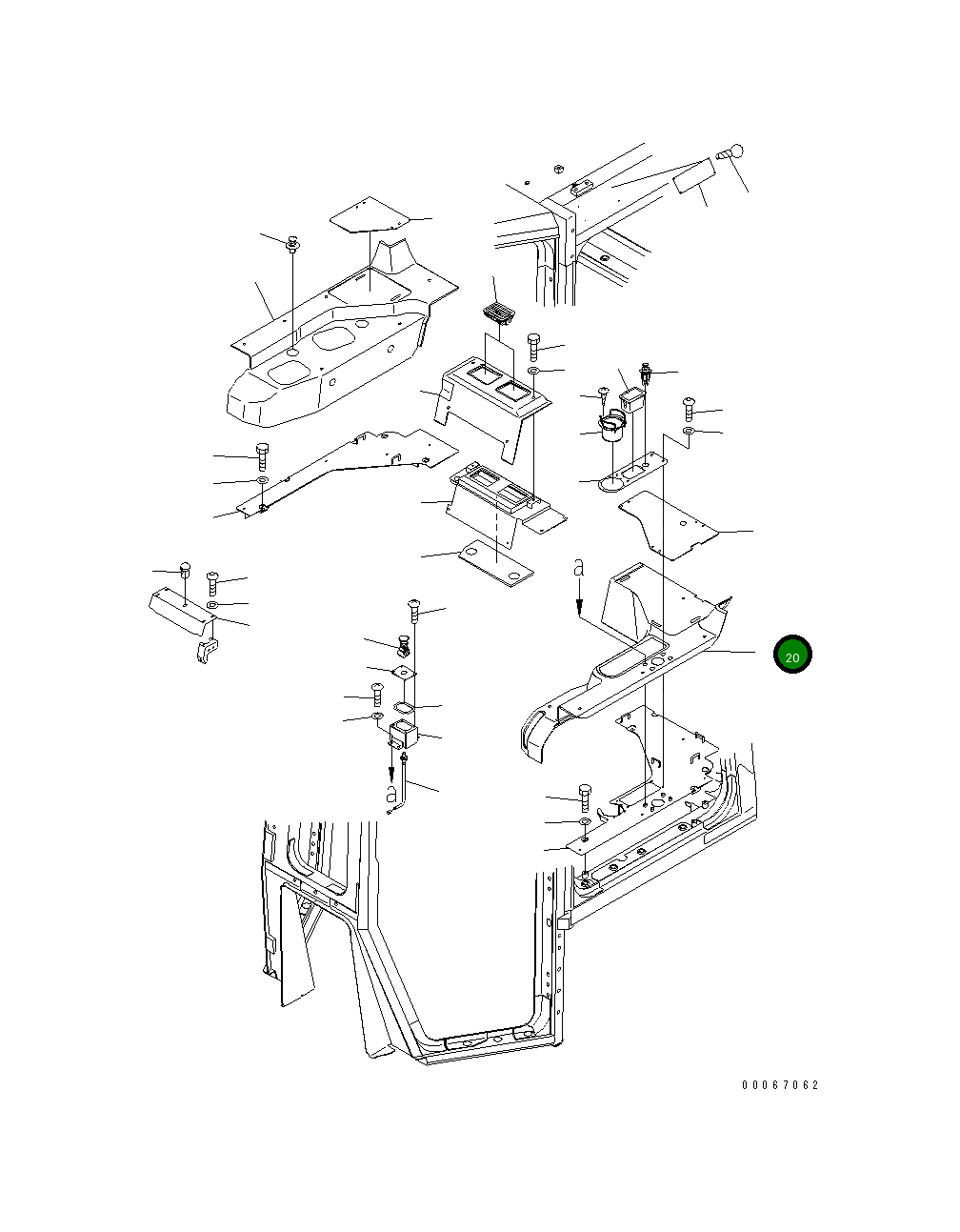 Крышка 198-54-77730 Komatsu