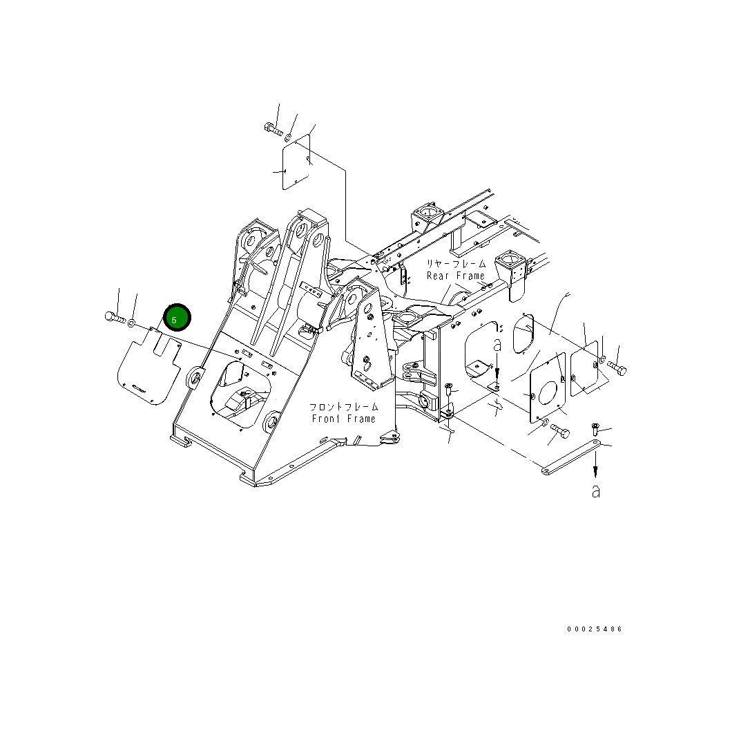 Крышка 418-T80-3432  Komatsu