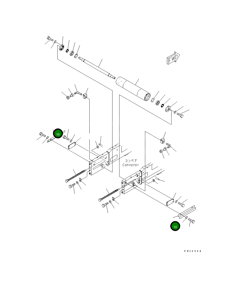 Крышка 8230-75-2310 Komatsu