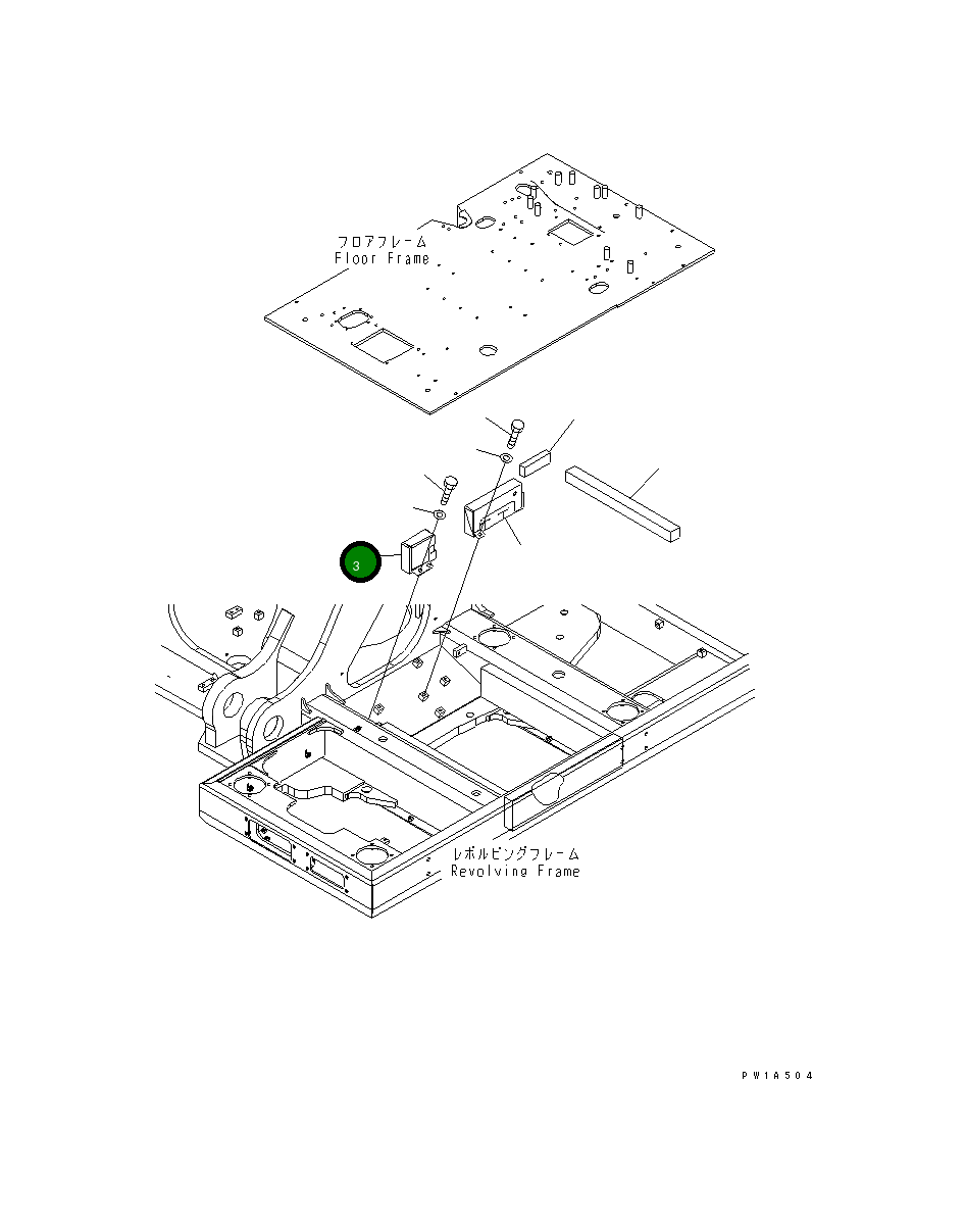 Крышка 21M-54-16731  Komatsu