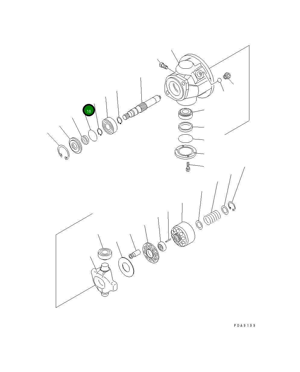 Кольцо уплотнительное (O-Ring) UC1300253002 Komatsu