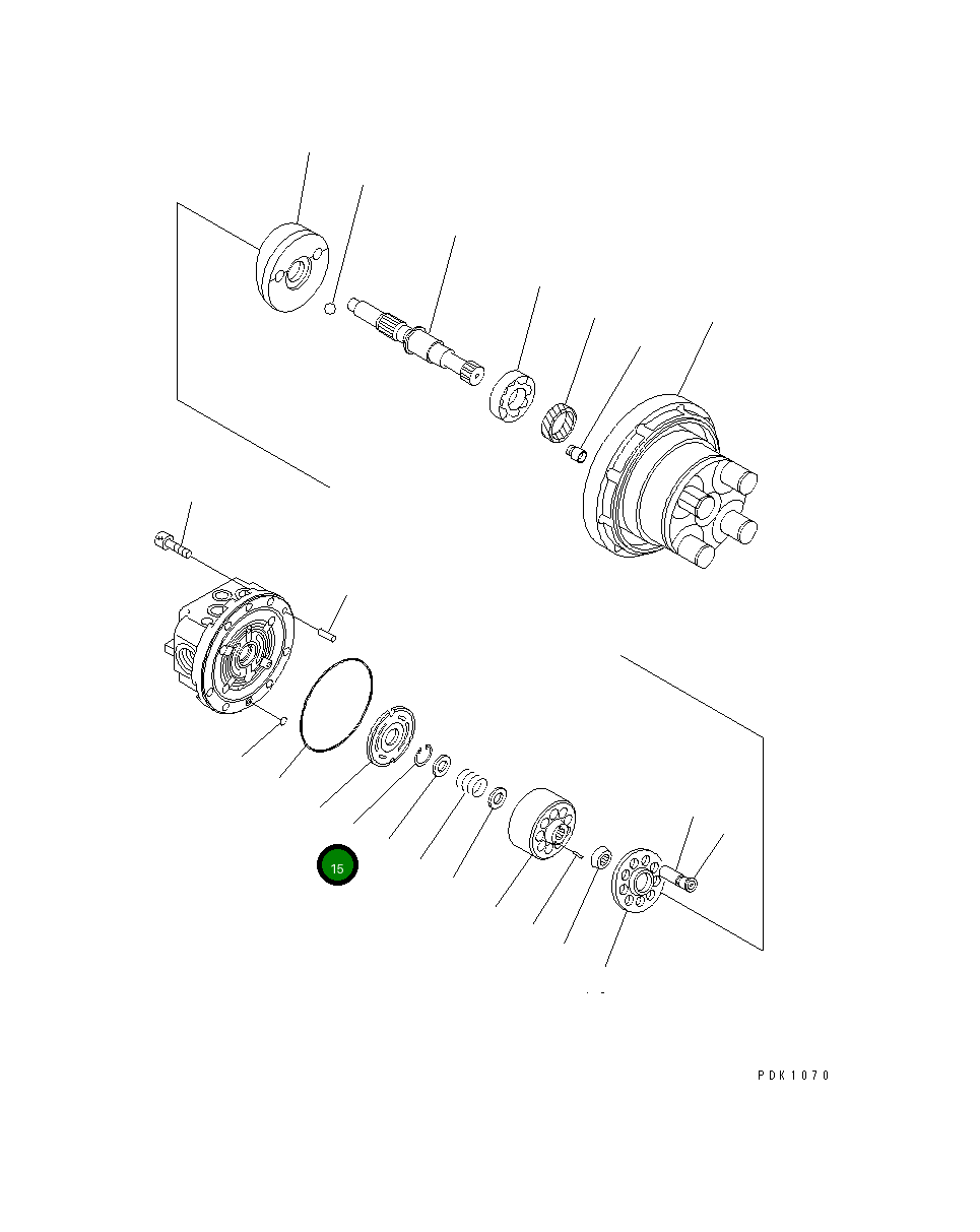 Кольцо 04065-02815 Komatsu