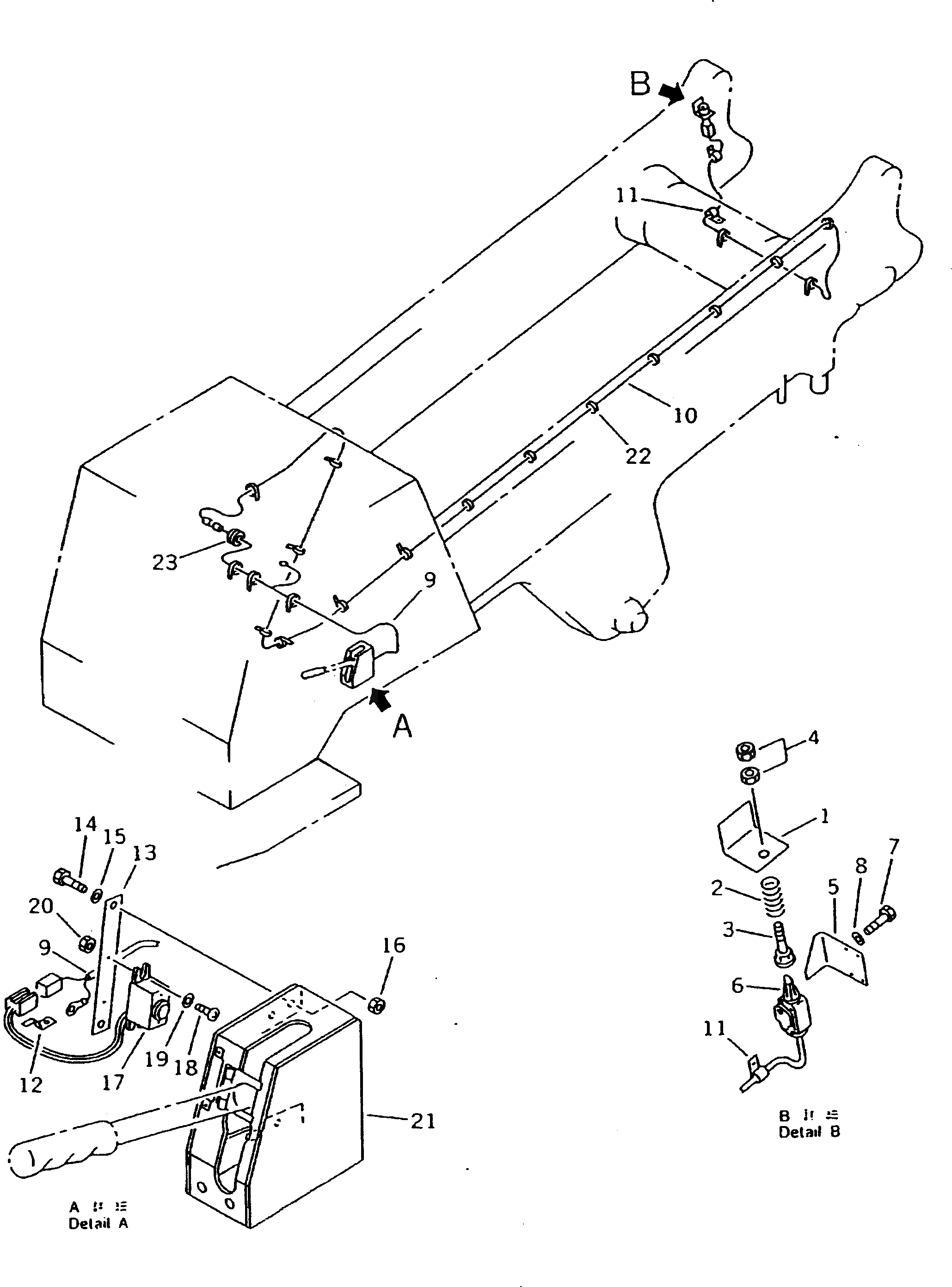Болт 565-95-23140  Komatsu