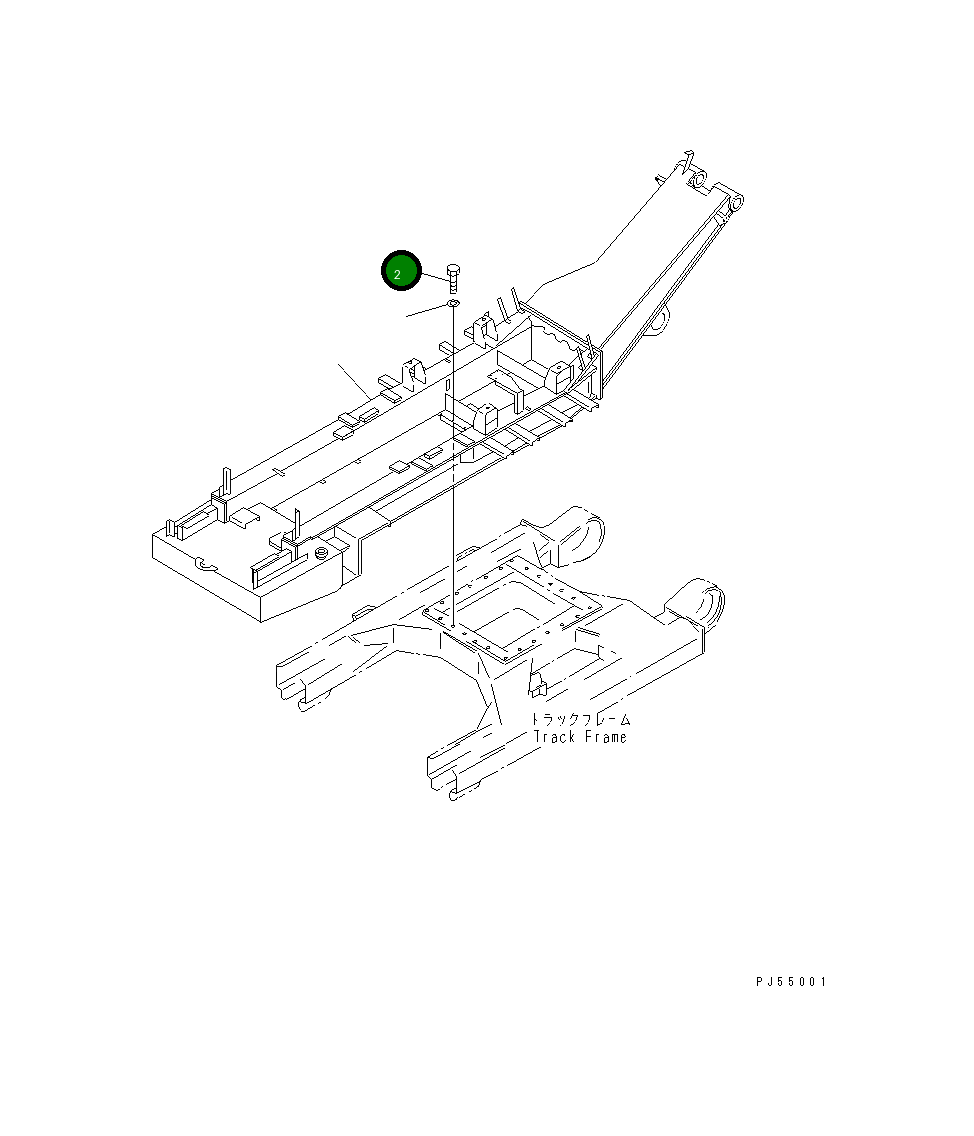 Болт 01010-82055 Komatsu