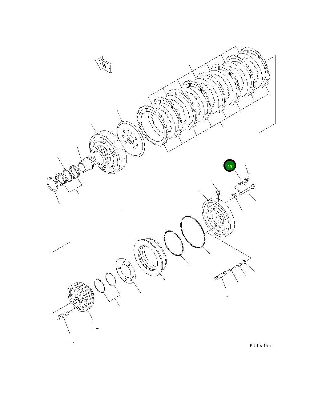Болт 01014-51025 Komatsu