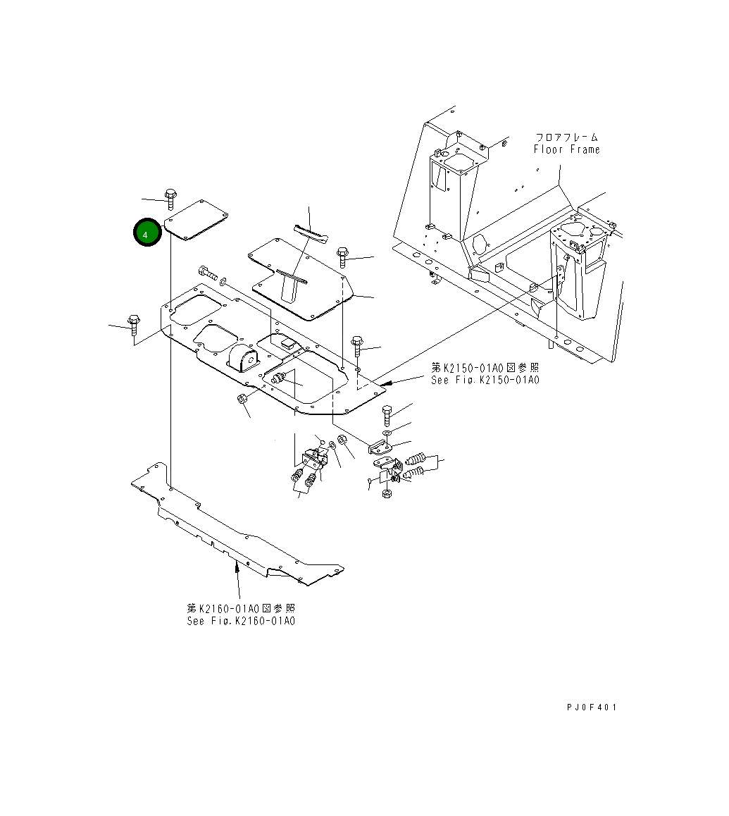 Крышка 11Y-54-13161 Komatsu