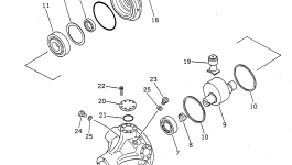 Кольцо уплотнительное (O-Ring) 22W-26-13670 Komatsu