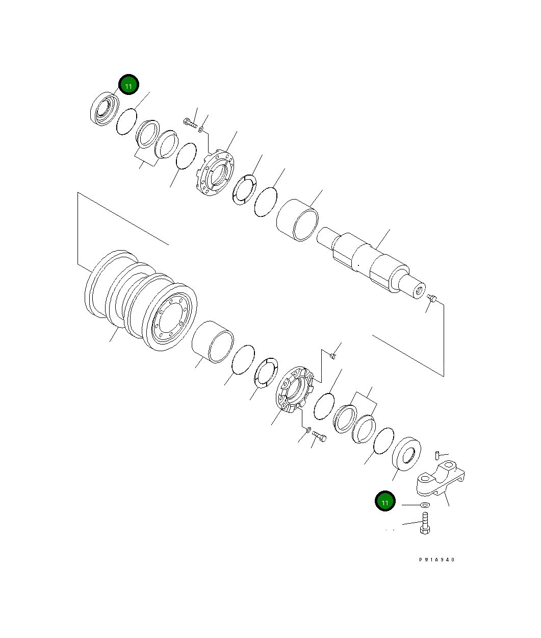 Кольцо 198-30-45380 Komatsu