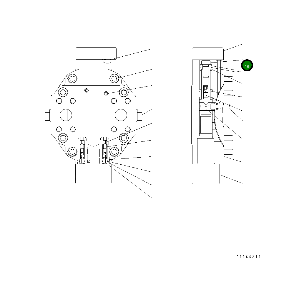 Болт UC1700832043 Komatsu