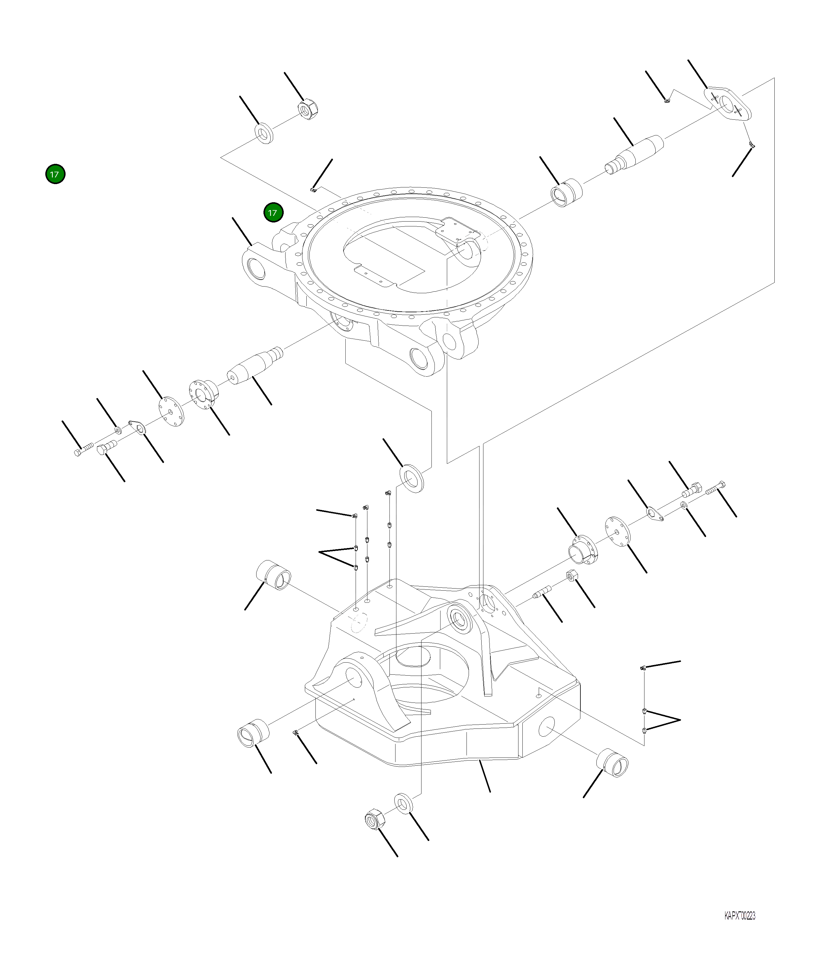 Болт 4A1-30-21340  Komatsu