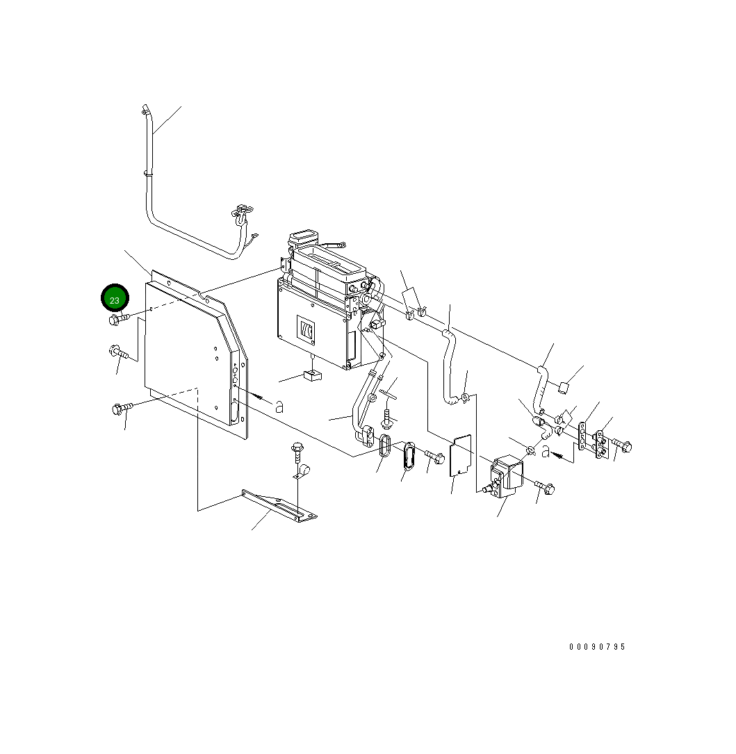 Болт ANKB+0508CA1  Komatsu