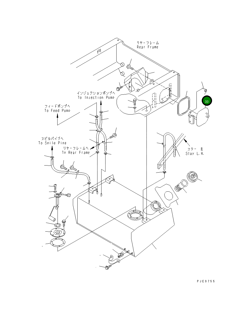 Крышка 41H-04-21120 Komatsu