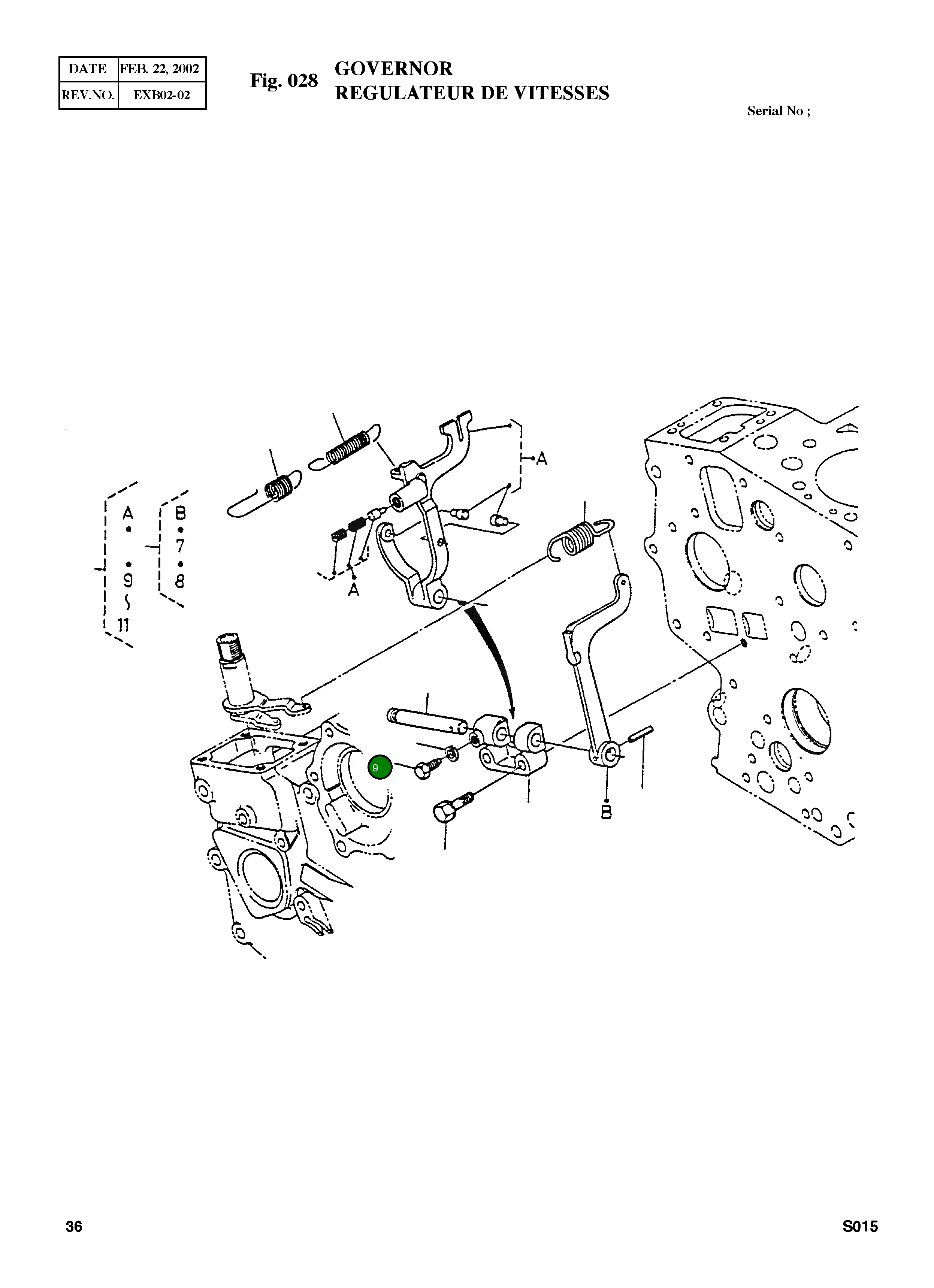 Болт 15261-6641-0 Komatsu