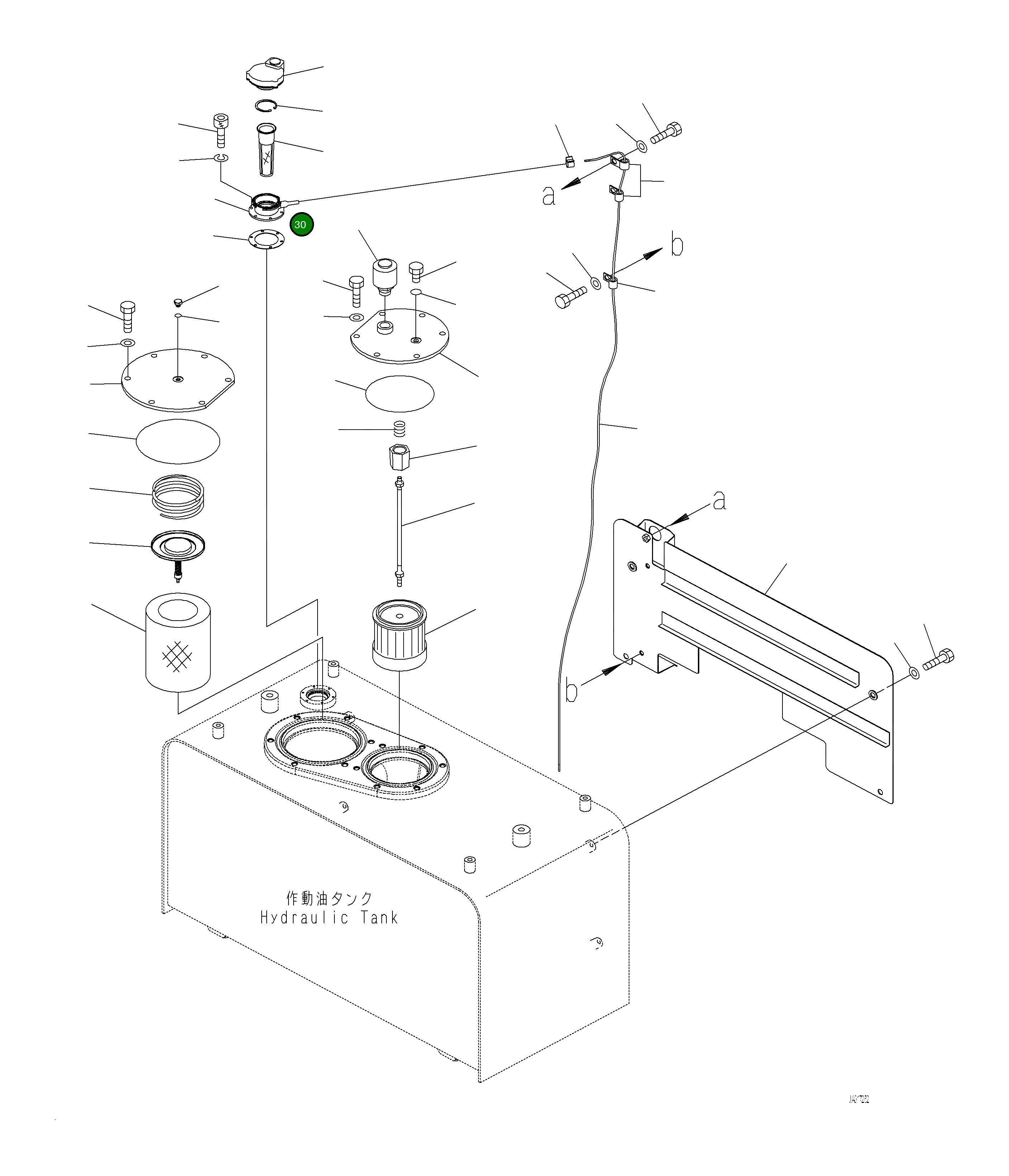 Крышка 421-60-68320 Komatsu