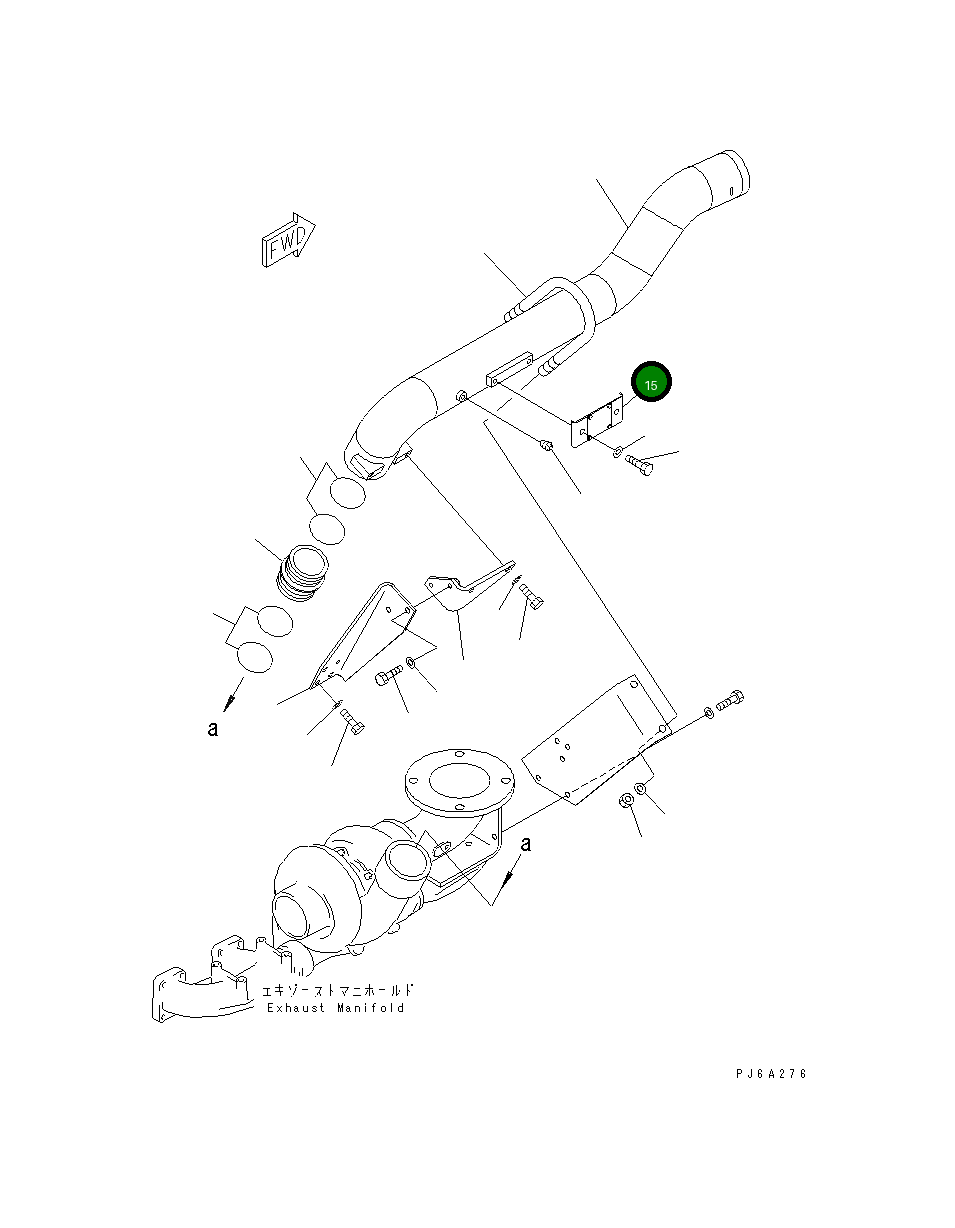 Крышка 6212-11-4671 Komatsu