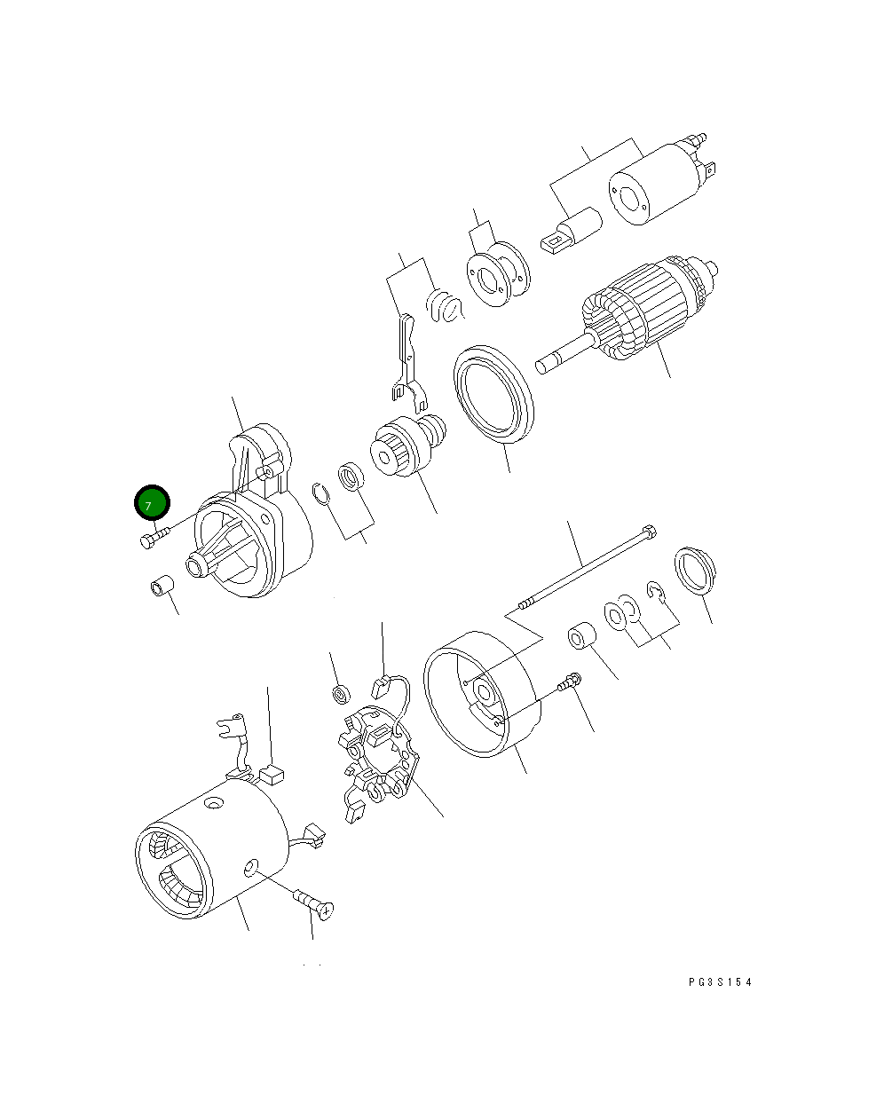 Болт YMX2114586700 Komatsu