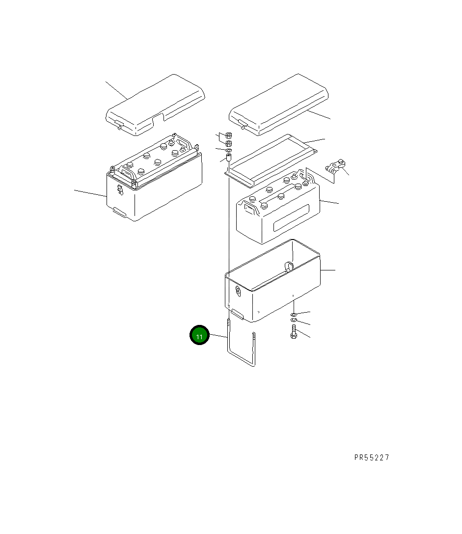 Болт 232-06-52670 Komatsu