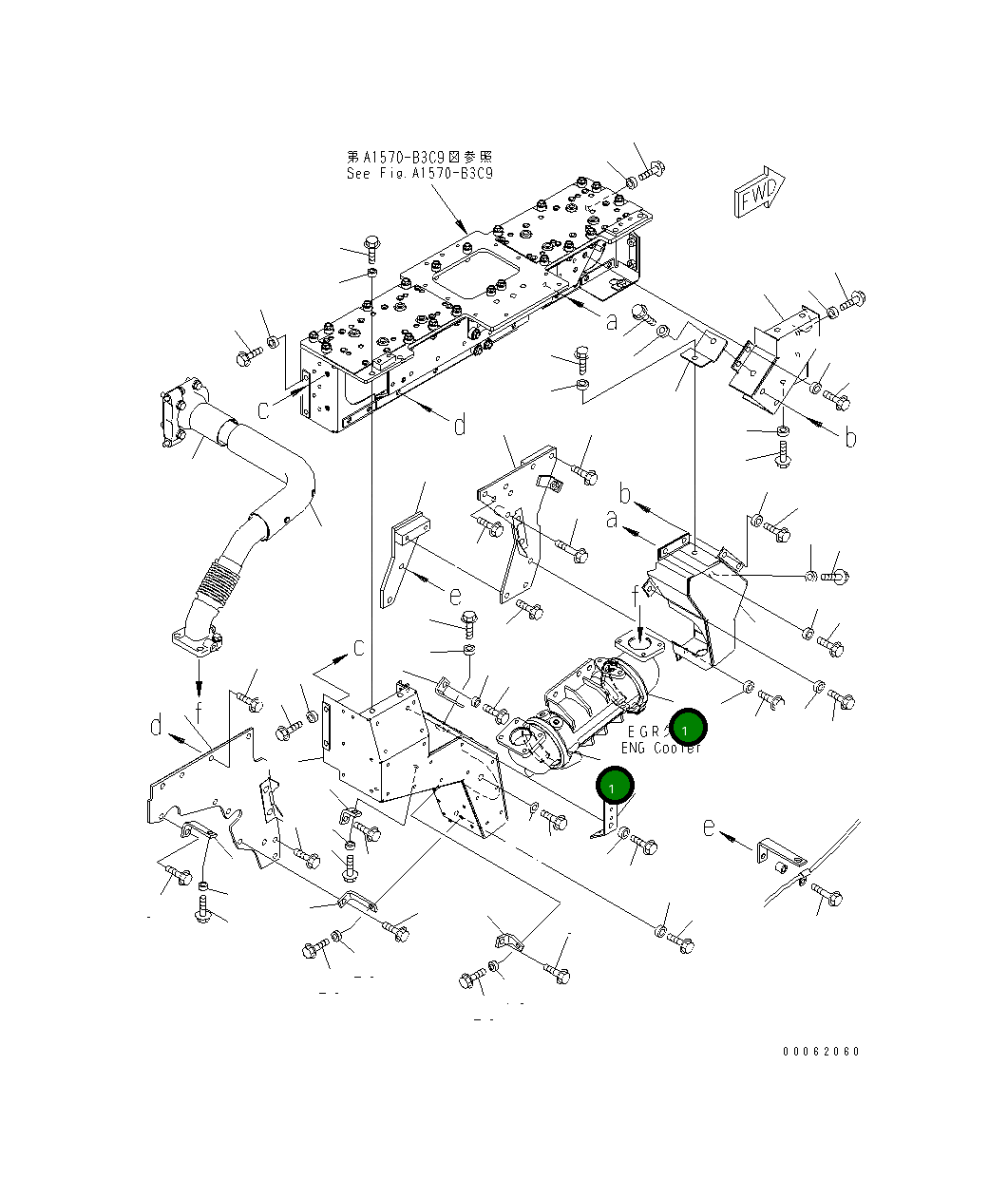 Крышка 6251-11-8380 Komatsu