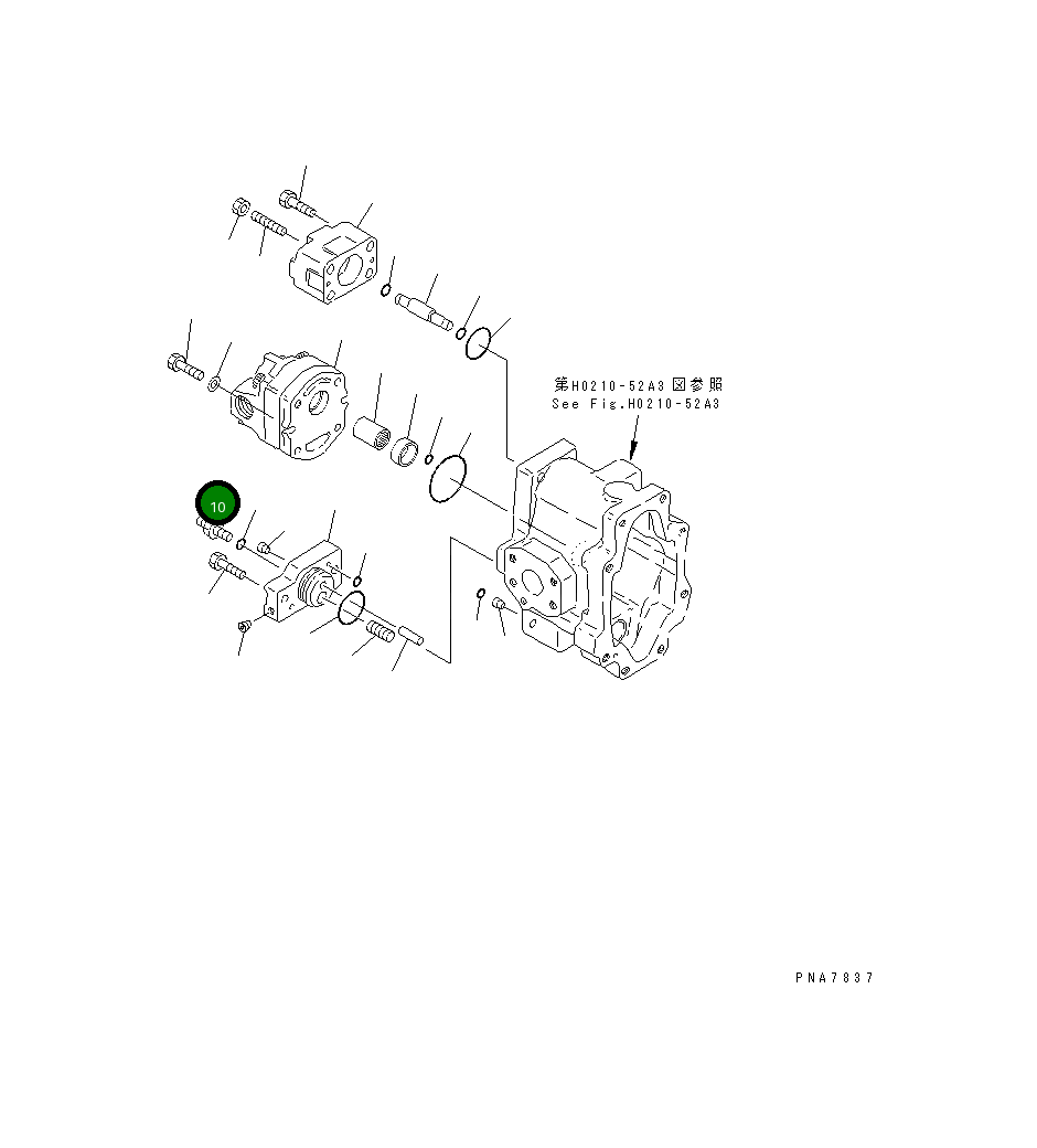 Болт FUFZD-4020-58 Komatsu