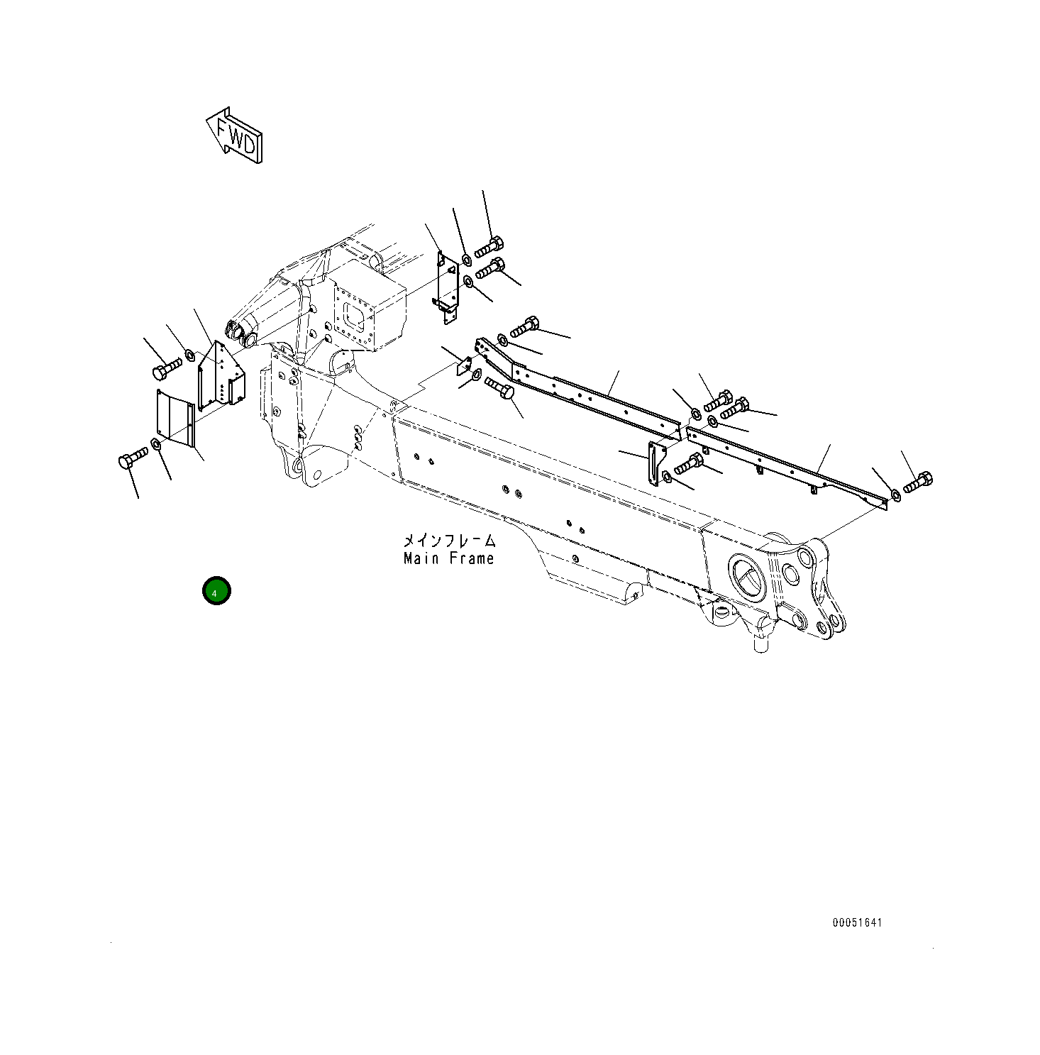 Крышка 561-06-82890 Komatsu