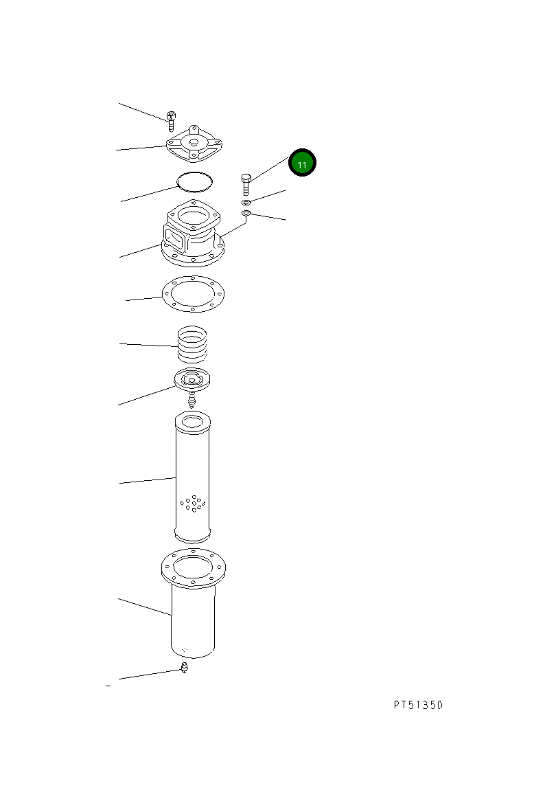 Болт 262-60-22180 Komatsu