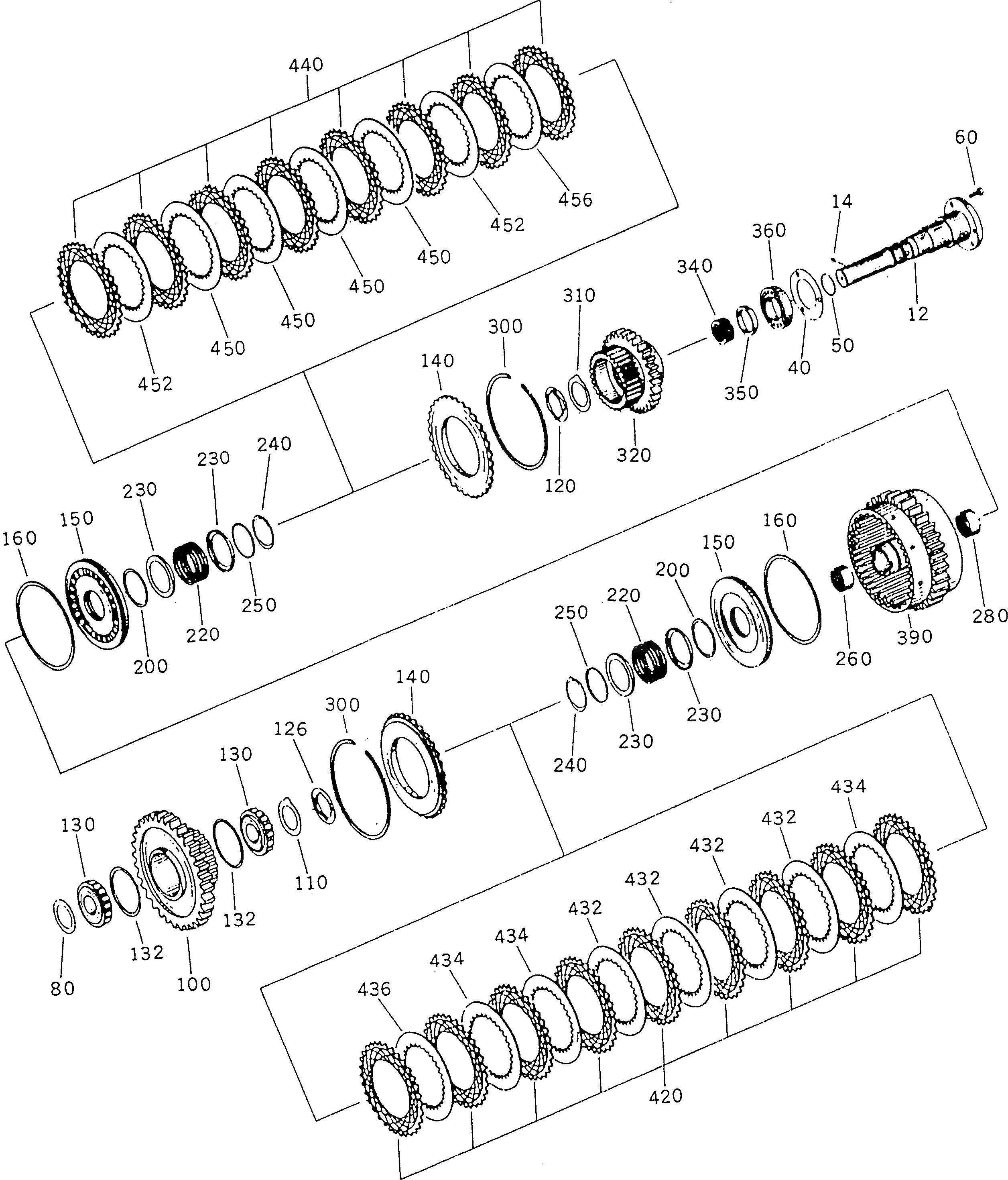 Болт BW061476 Komatsu