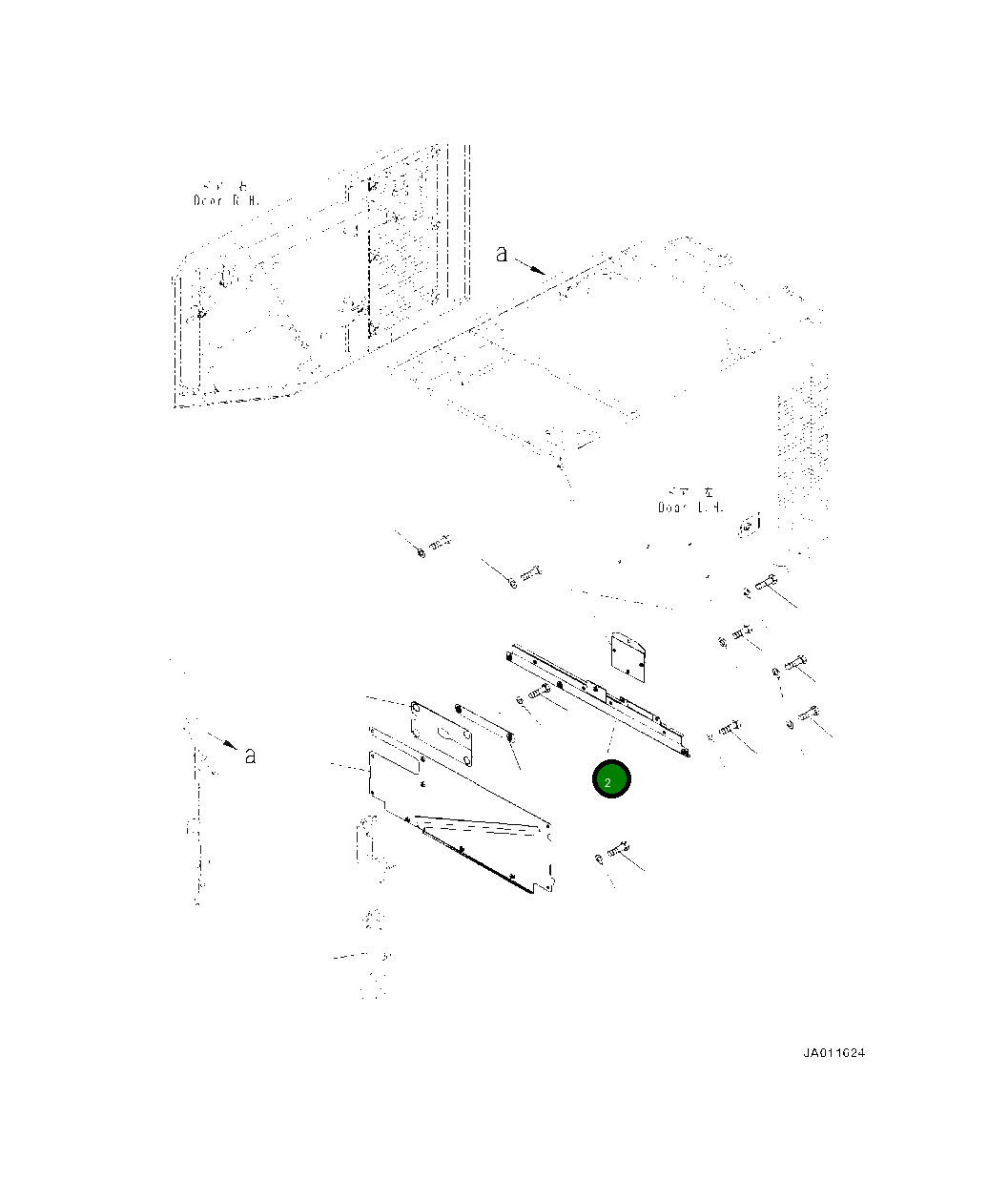 Крышка 418-54-51620  Komatsu