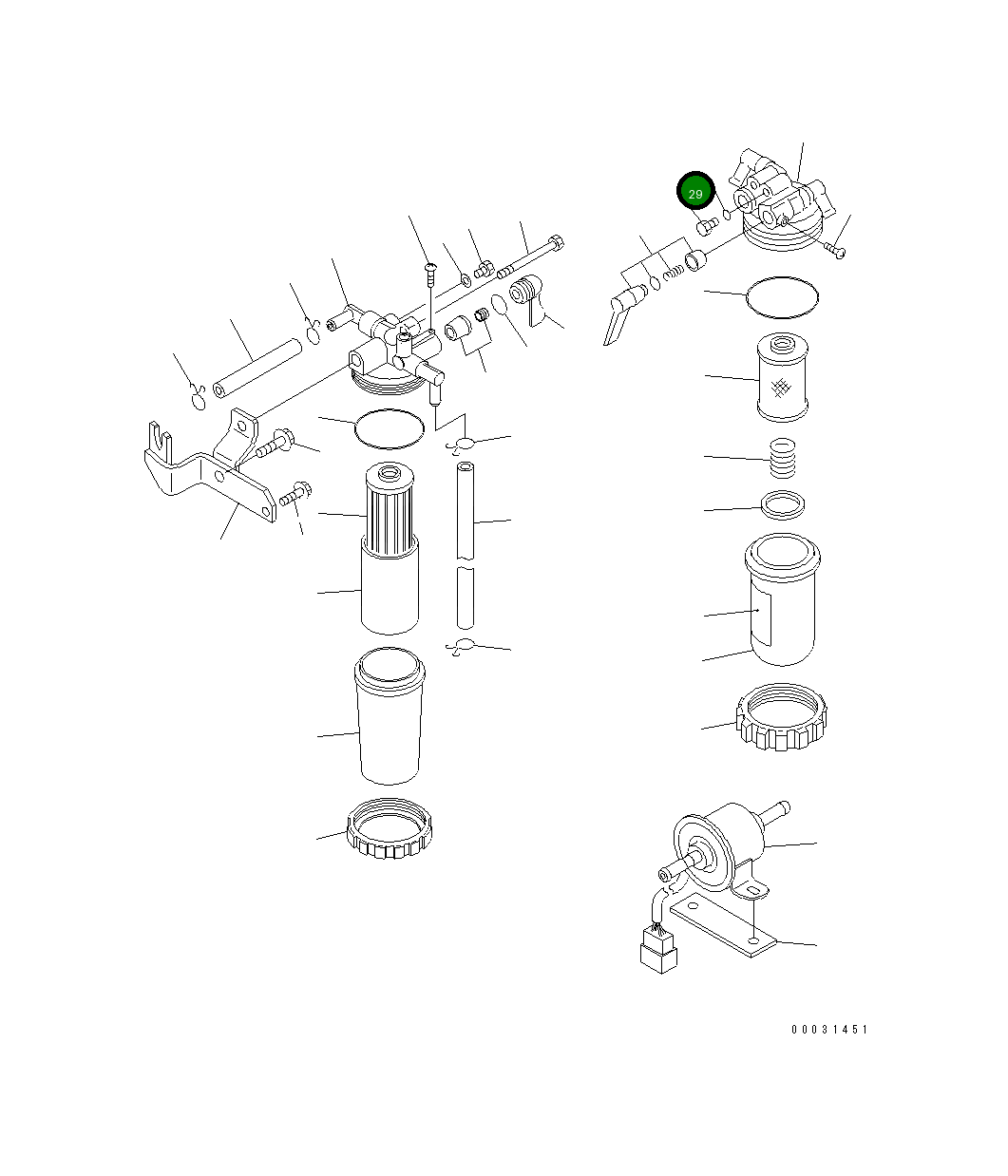 Кольцо уплотнительное (O-Ring) 460-601 Komatsu