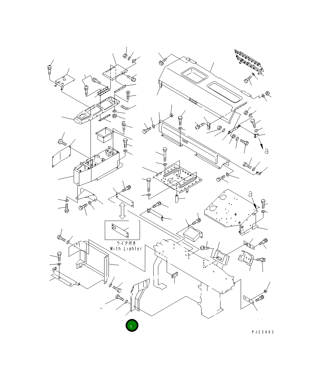 Крышка 569-54-63672 Komatsu