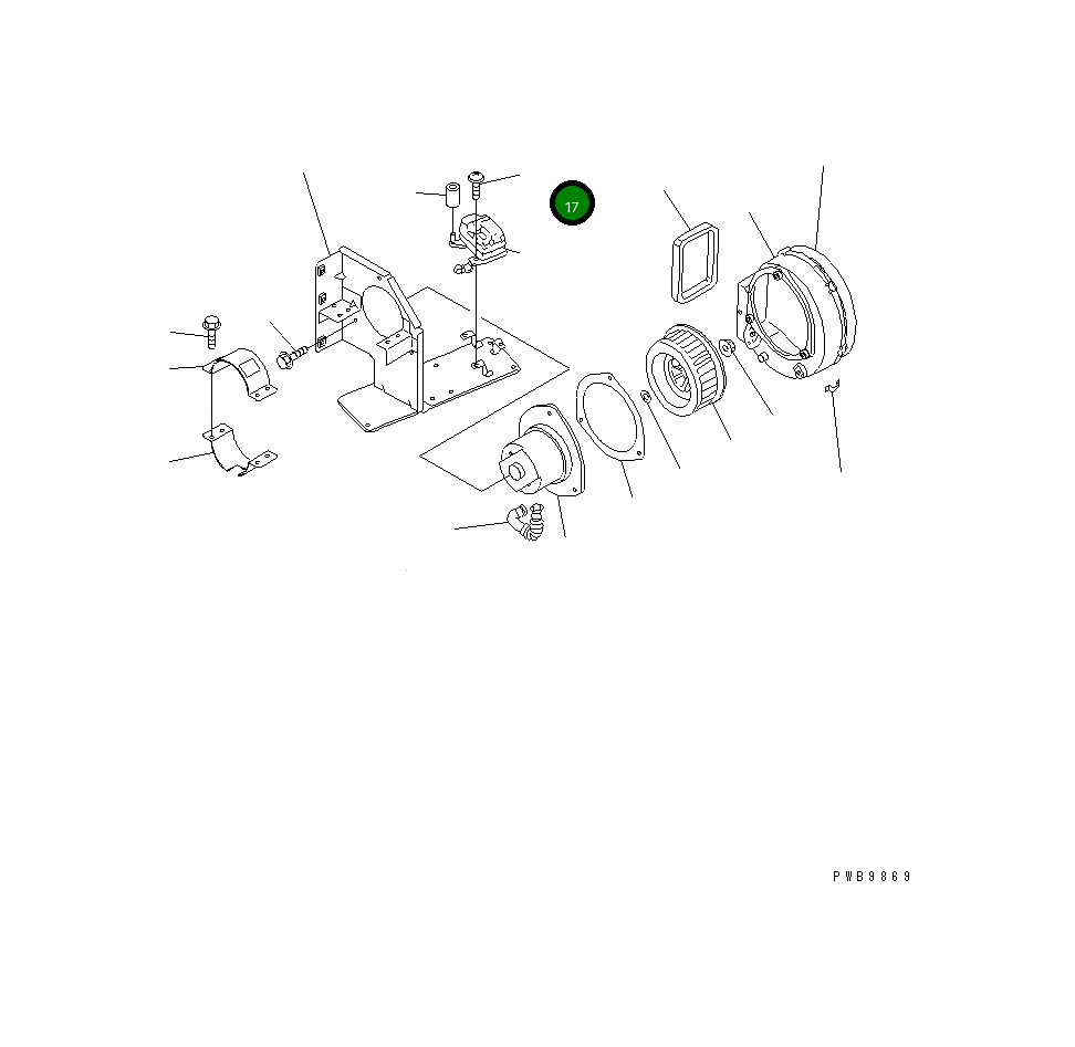 Болт ND913700-5161 Komatsu