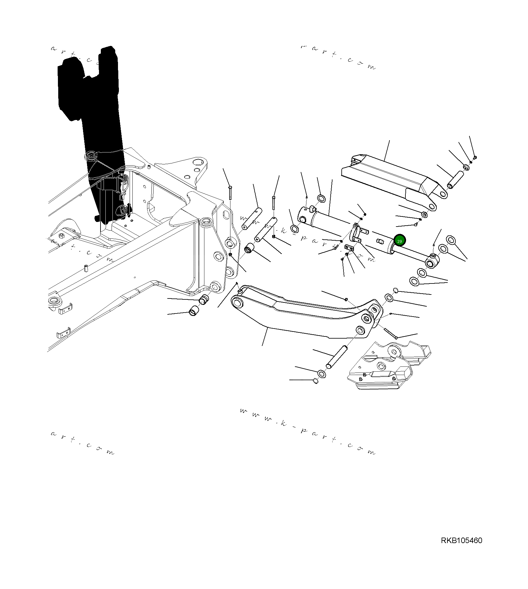 Крышка 42N-70-11341 Komatsu