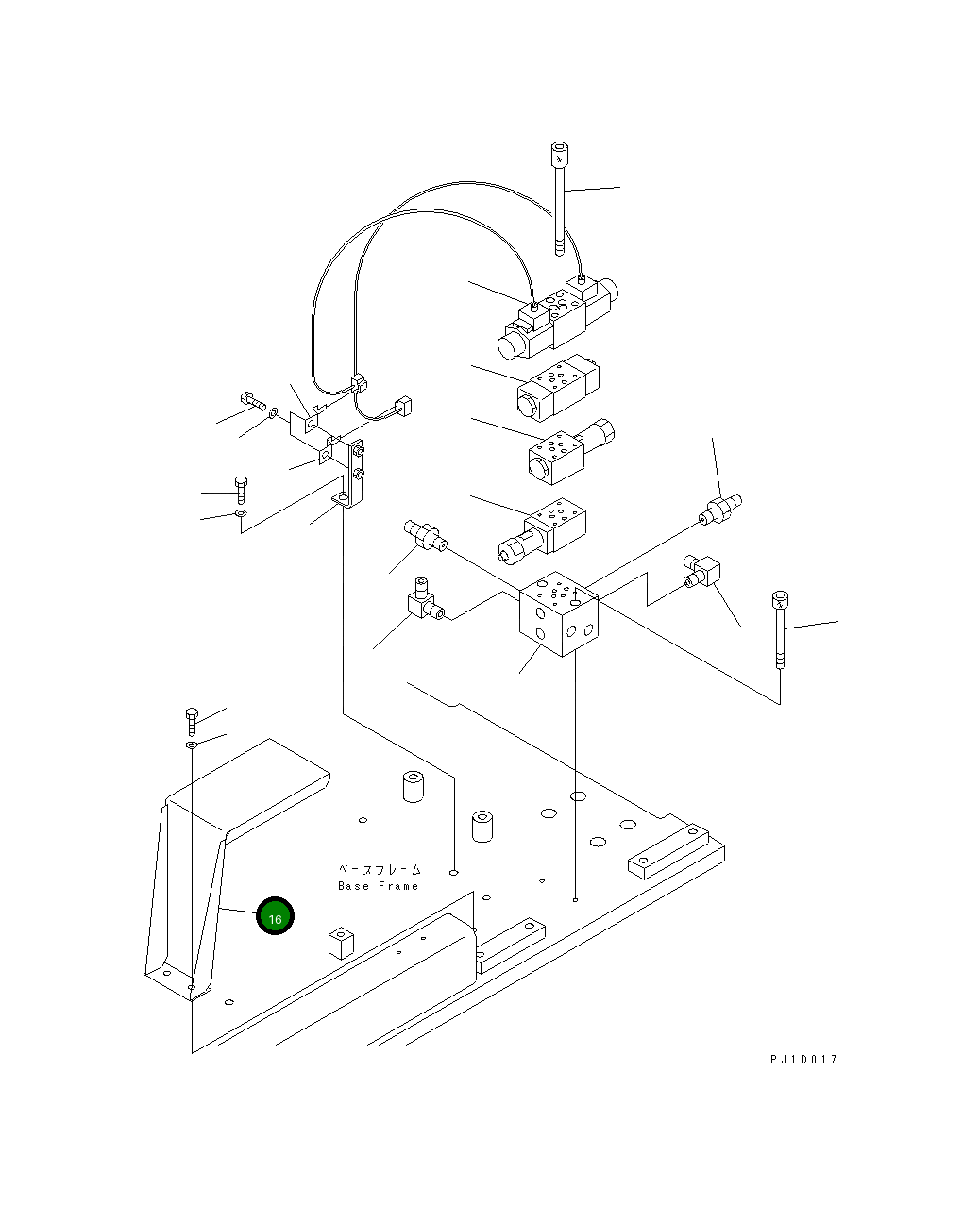 Крышка 207-957-6761  Komatsu