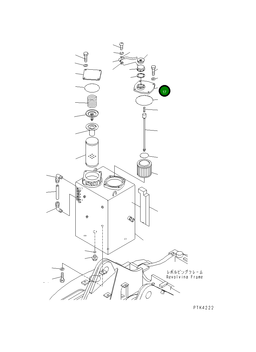 Крышка 21Y-60-11140 Komatsu