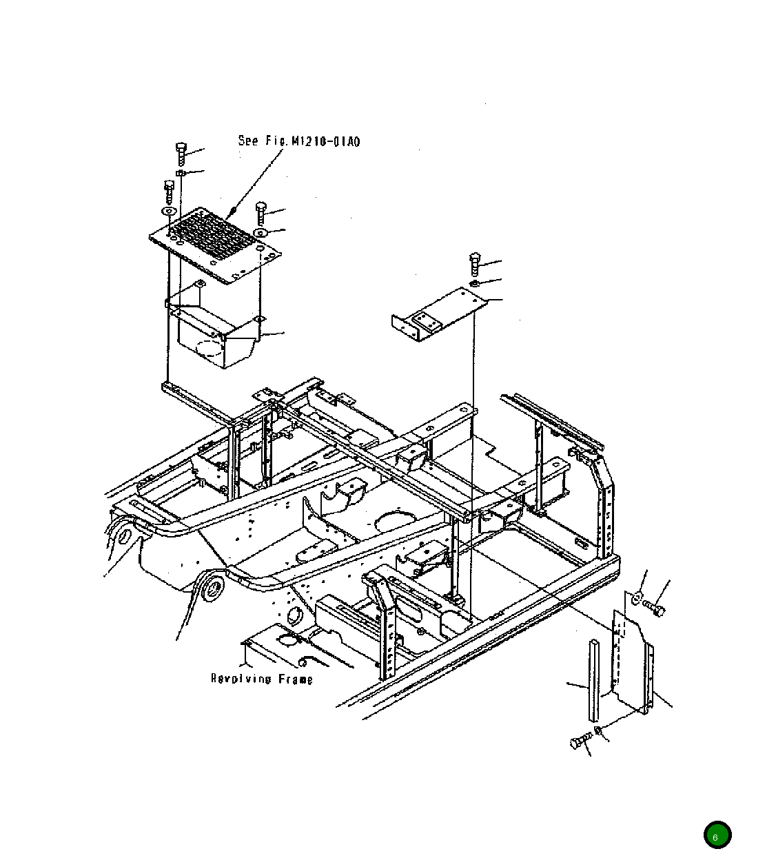 Крышка 2075475420 Komatsu