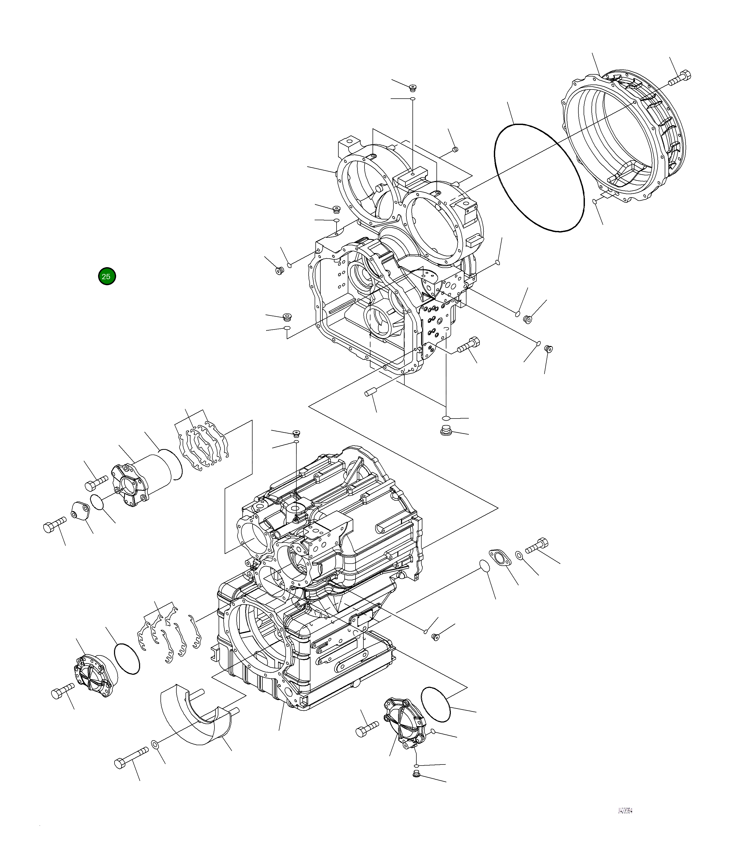 Крышка 714-07-44911  Komatsu