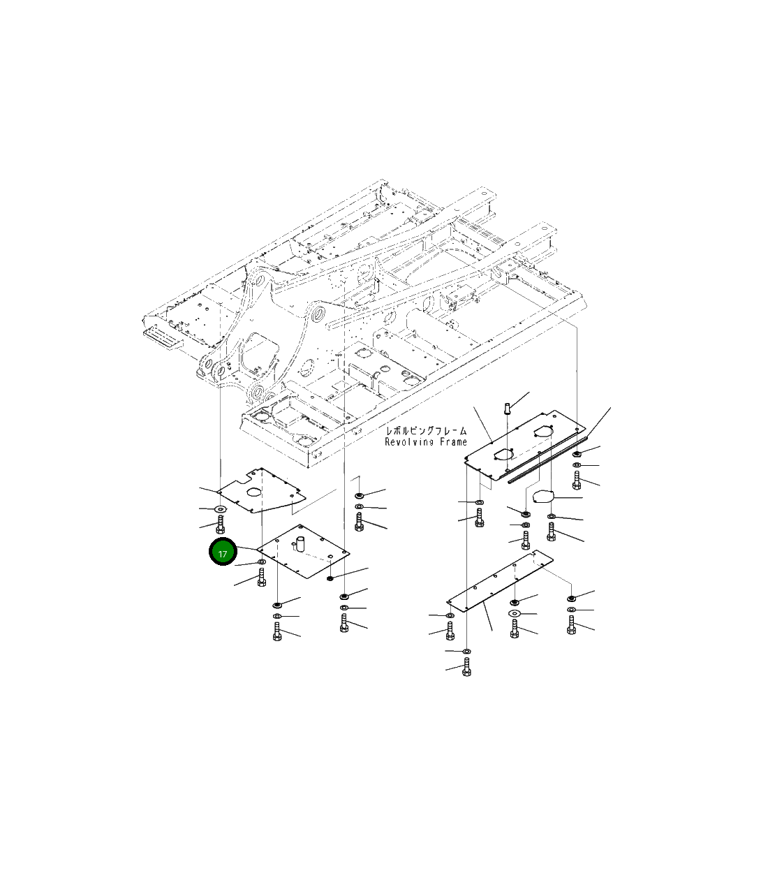 Крышка 208-54-44490 Komatsu