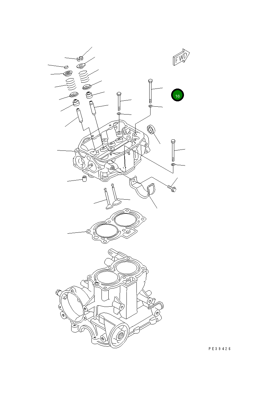 Болт HD92201081000H Komatsu
